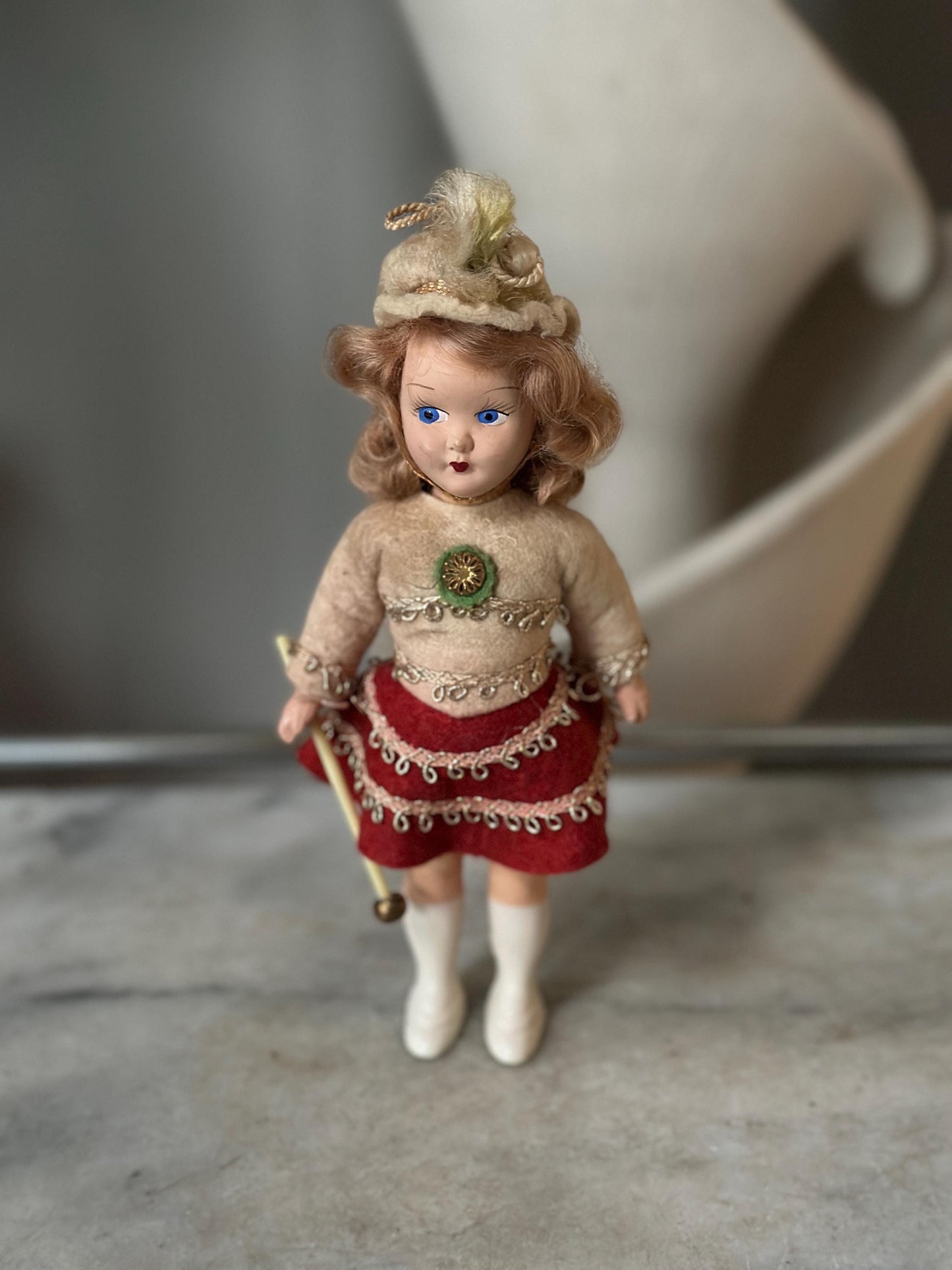1940's Majorette Doll, Effanbee Ann Shirley Little Lady Collectible Doll
