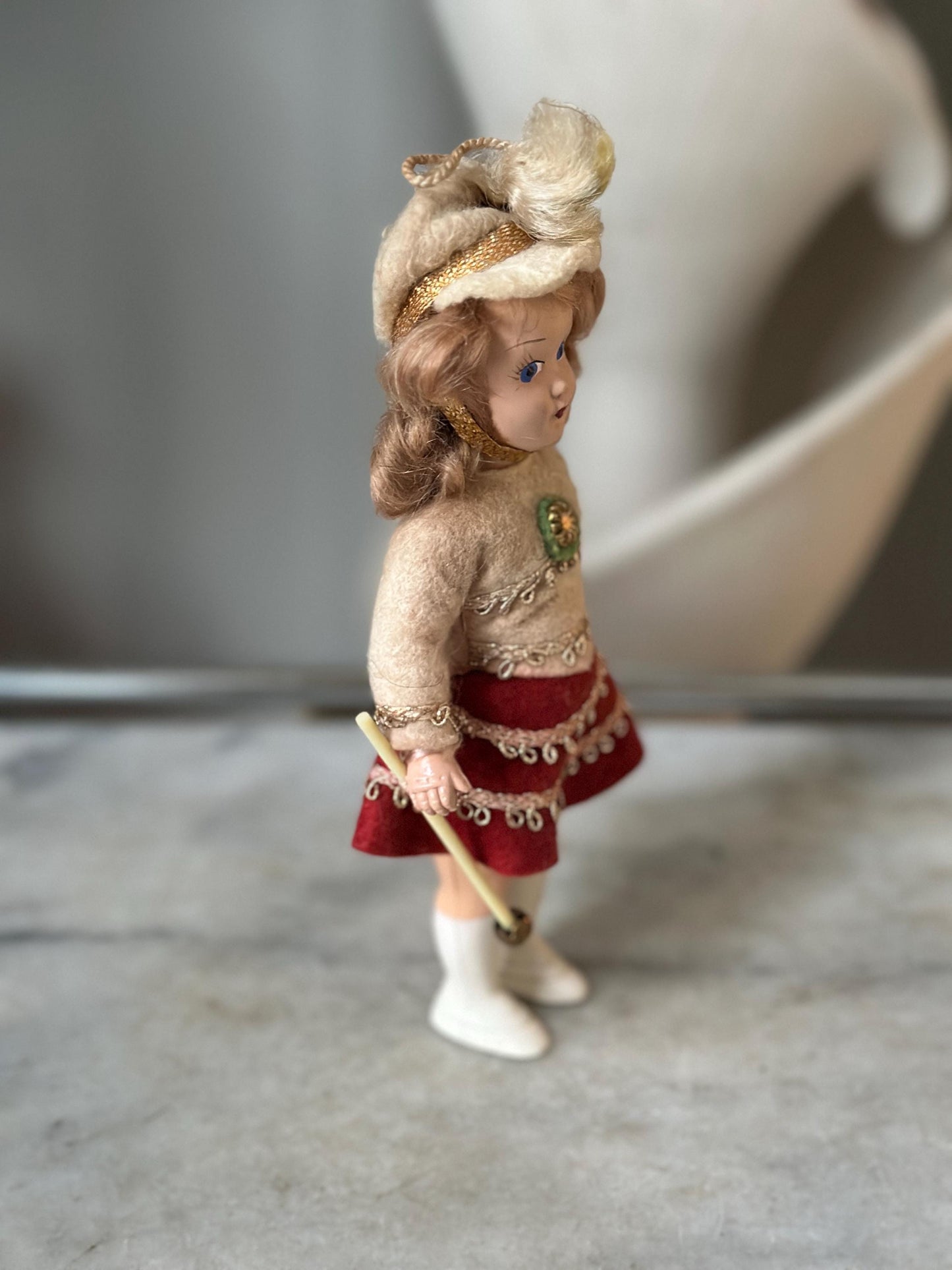 1940's Majorette Doll, Effanbee Ann Shirley Little Lady Collectible Doll