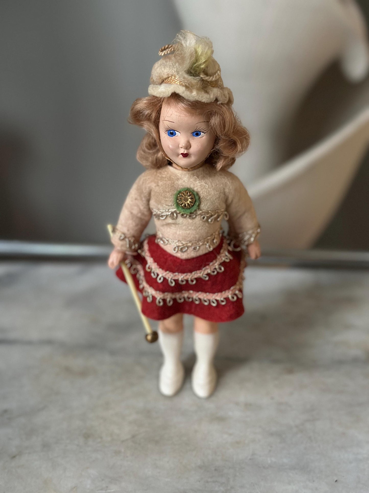 1940's Majorette Doll, Effanbee Ann Shirley Little Lady Collectible Doll