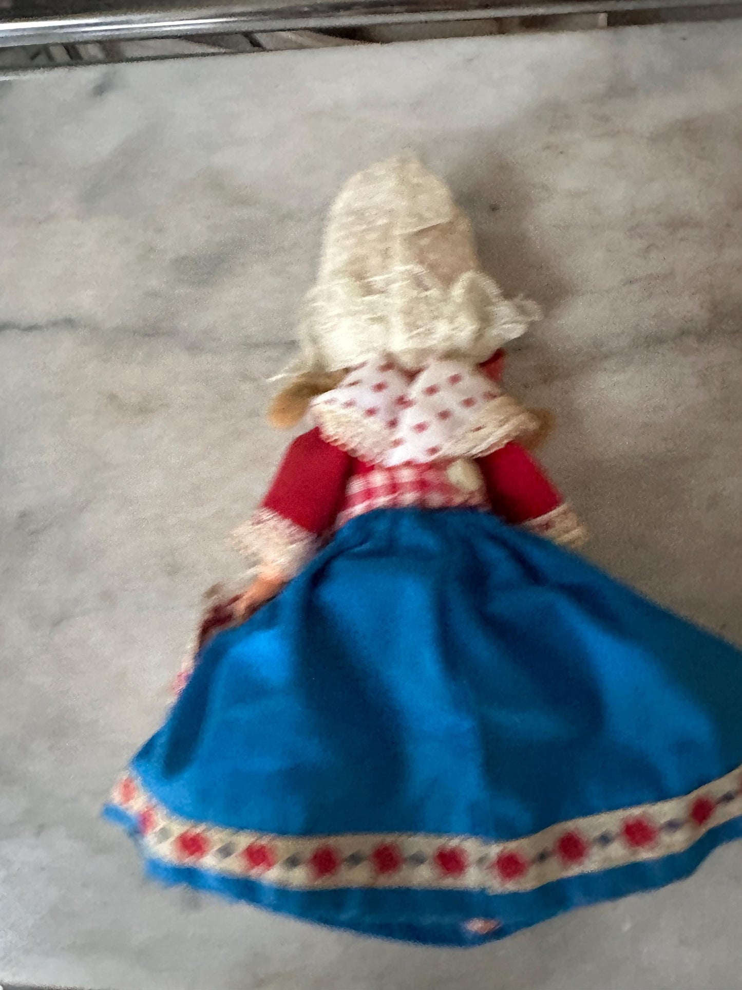 Vintage Gudrun Formby Danish Design Doll, Blue Sleepy Eyes, Collectible Scandinavian Toy, Mid-Century Doll