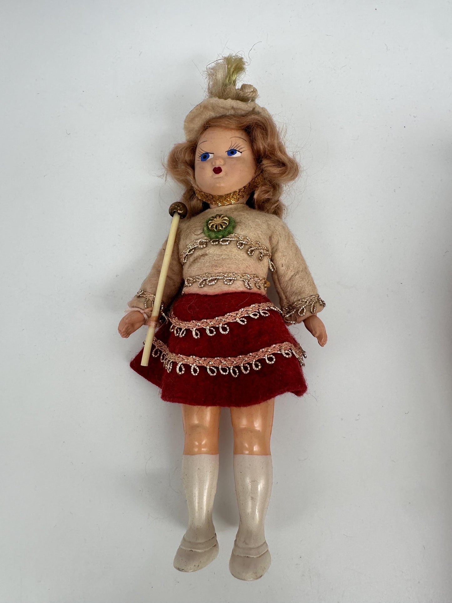 1940's Majorette Doll, Effanbee Ann Shirley Little Lady Collectible Doll