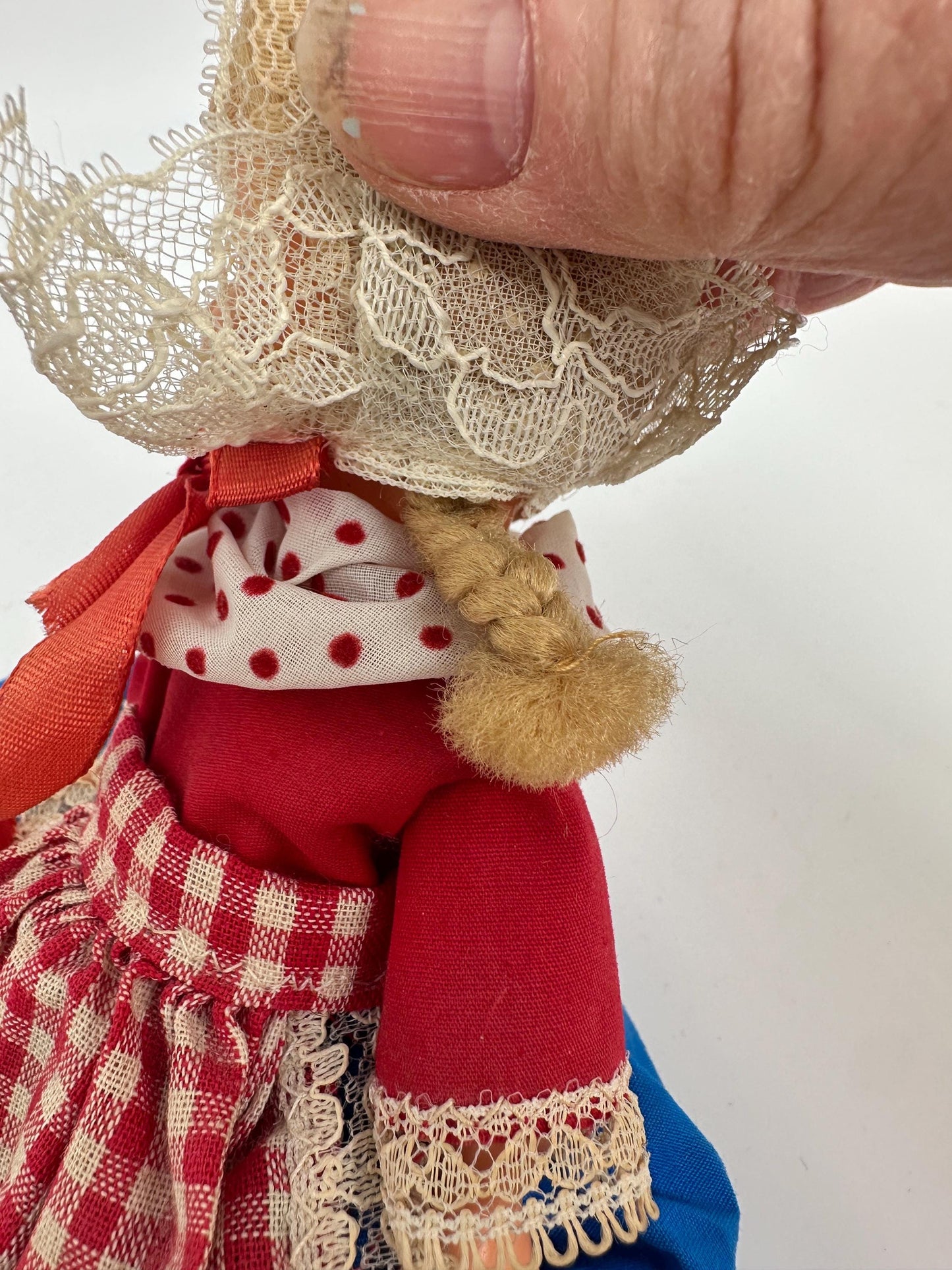 Vintage Gudrun Formby Danish Design Doll, Blue Sleepy Eyes, Collectible Scandinavian Toy, Mid-Century Doll