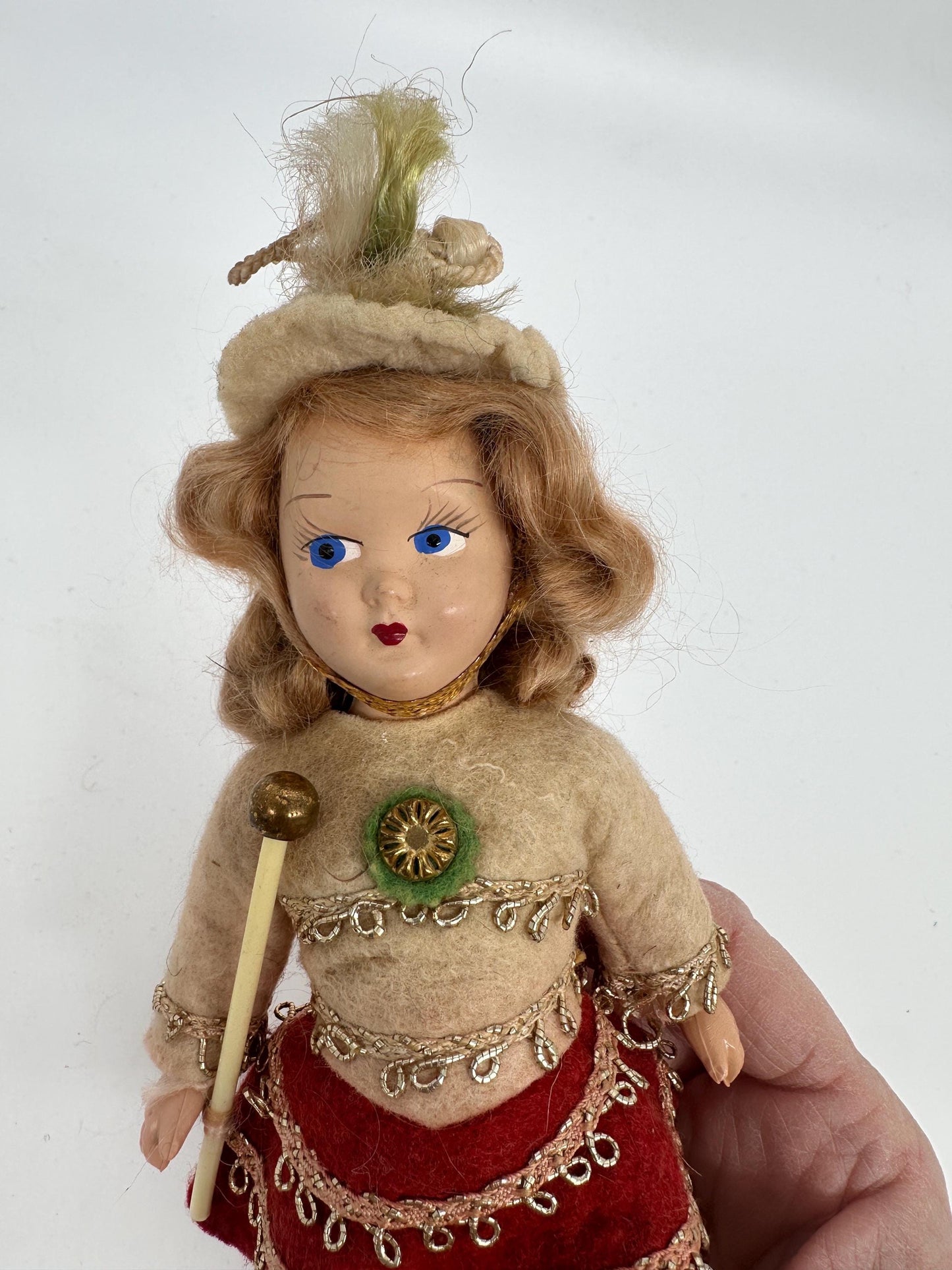 1940's Majorette Doll, Effanbee Ann Shirley Little Lady Collectible Doll