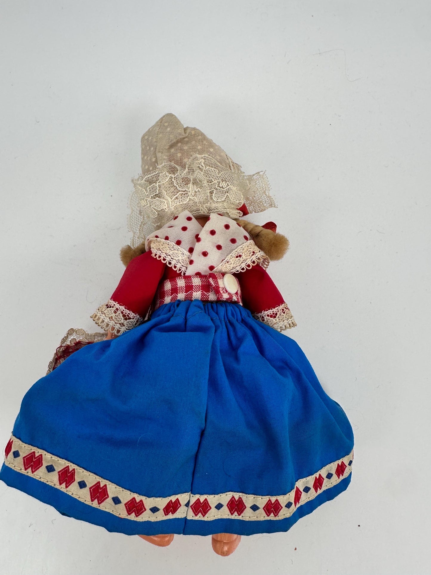 Vintage Gudrun Formby Danish Design Doll, Blue Sleepy Eyes, Collectible Scandinavian Toy, Mid-Century Doll