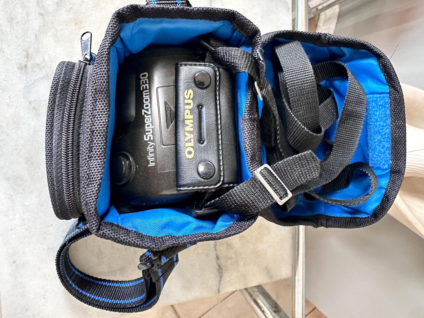 Olympus Infinity Super Zoom 330 35mm Film Camera Bundle, Manual, Lens Kit, Filters