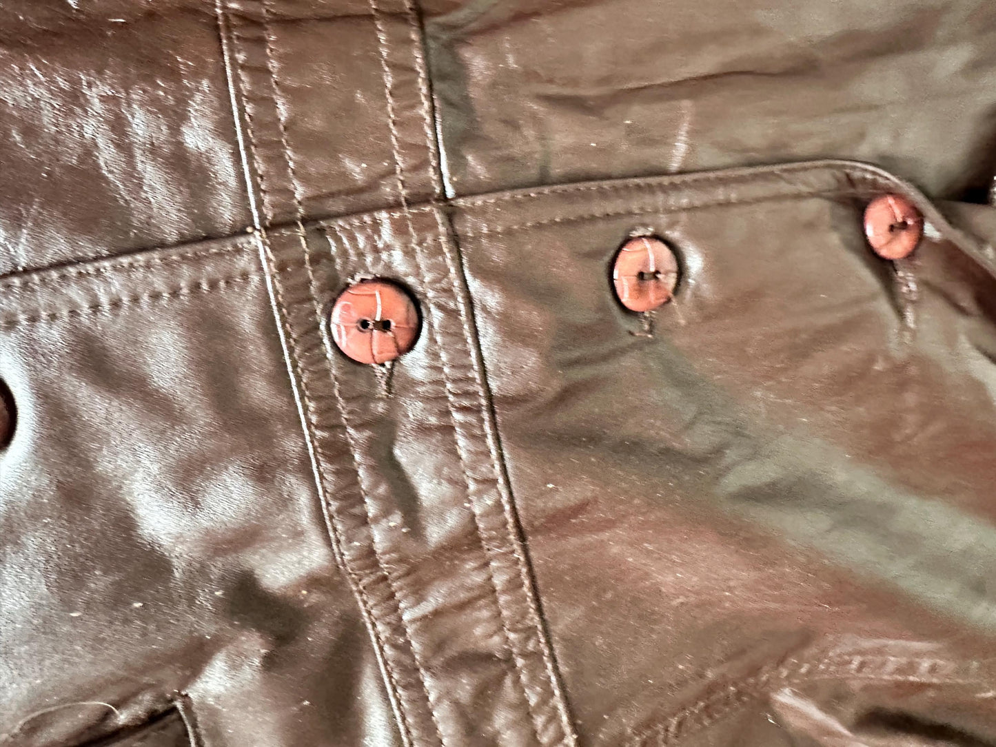 1970s Brown Leather Trench Coat | Men's Small | Fight Club Style Jacket