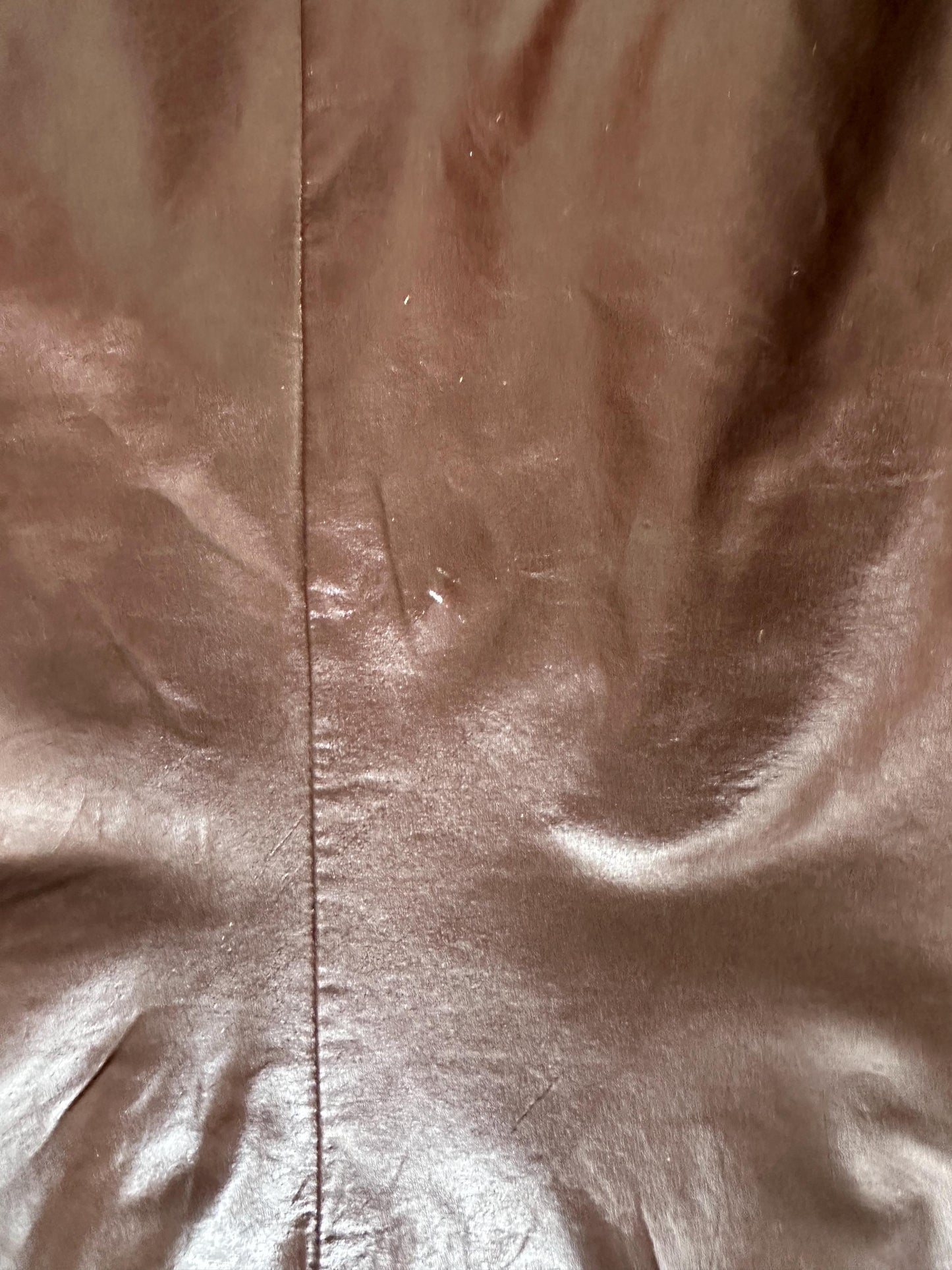 1970s Brown Leather Trench Coat | Men's Small | Fight Club Style Jacket