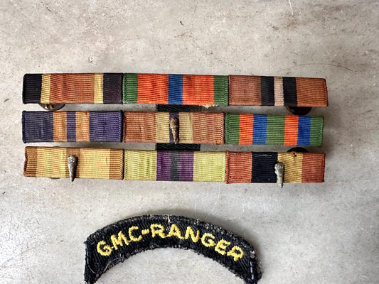 US Modern War in Afghanistan Era 10 Ribbon Bar Set (Army)