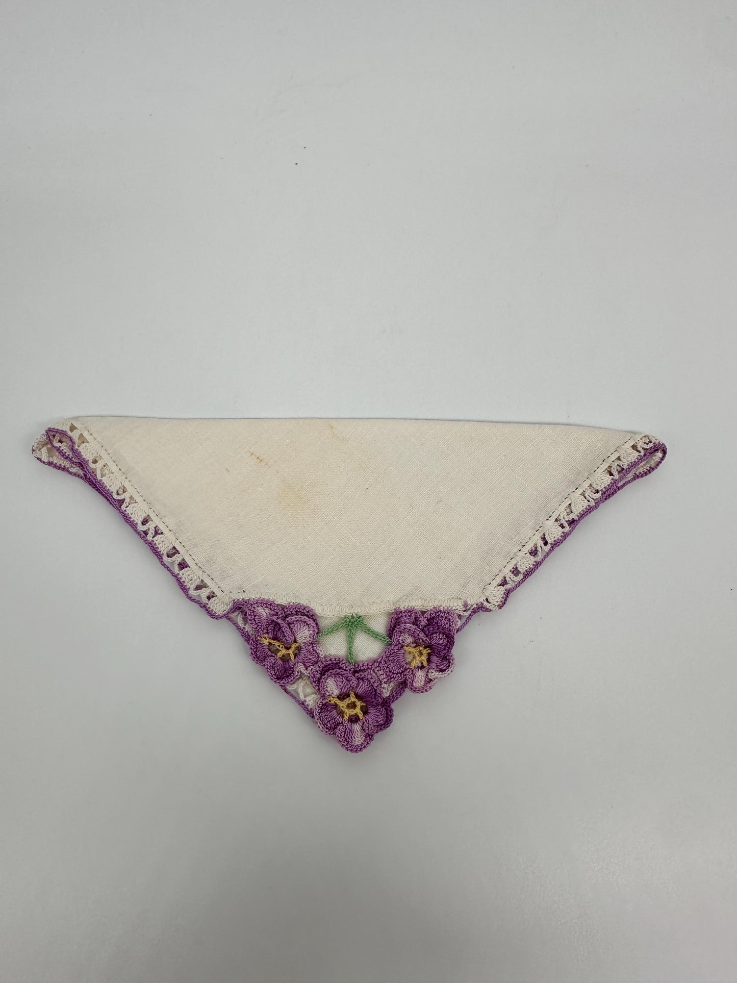 Vintage Linen Crocheted Hankies Set – Shabby Chic Bridal Wedding Hankies