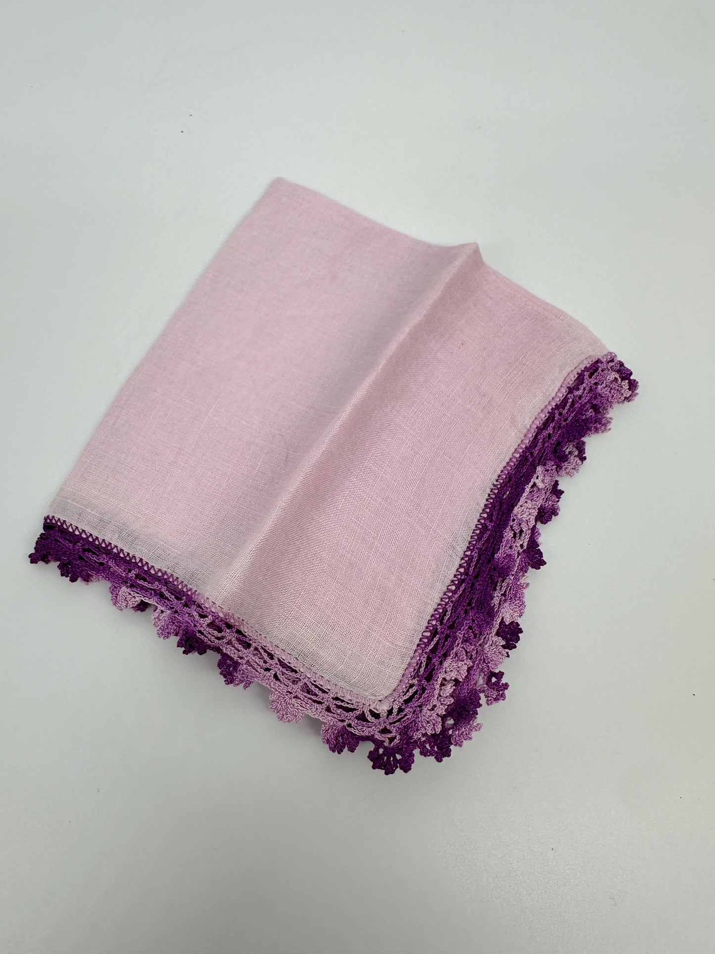 Vintage Linen Crocheted Hankies Set – Shabby Chic Bridal Wedding Hankies