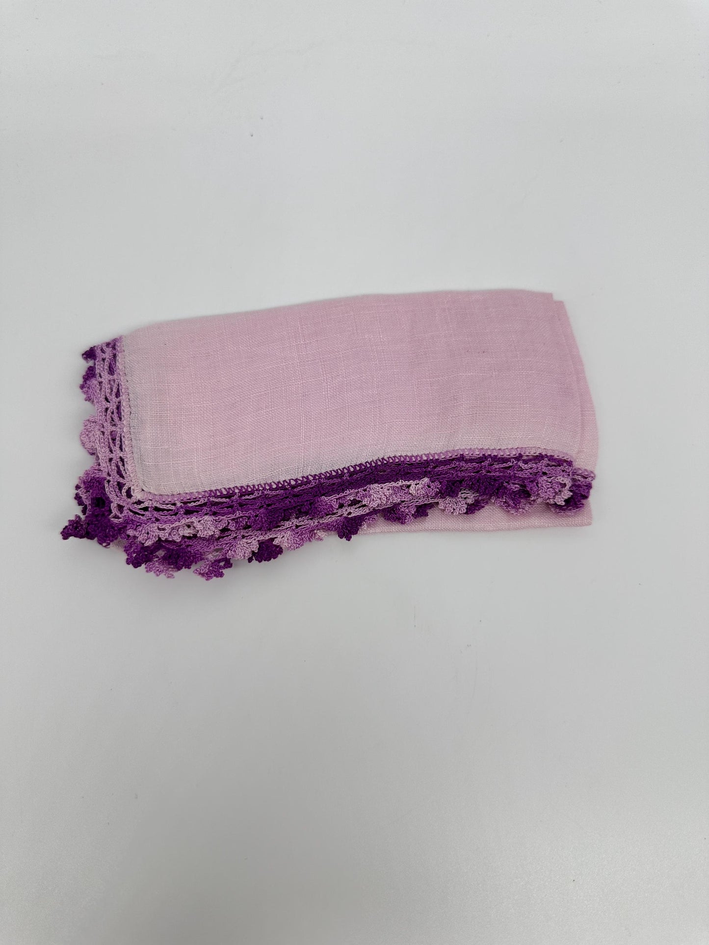 Vintage Linen Crocheted Hankies Set – Shabby Chic Bridal Wedding Hankies