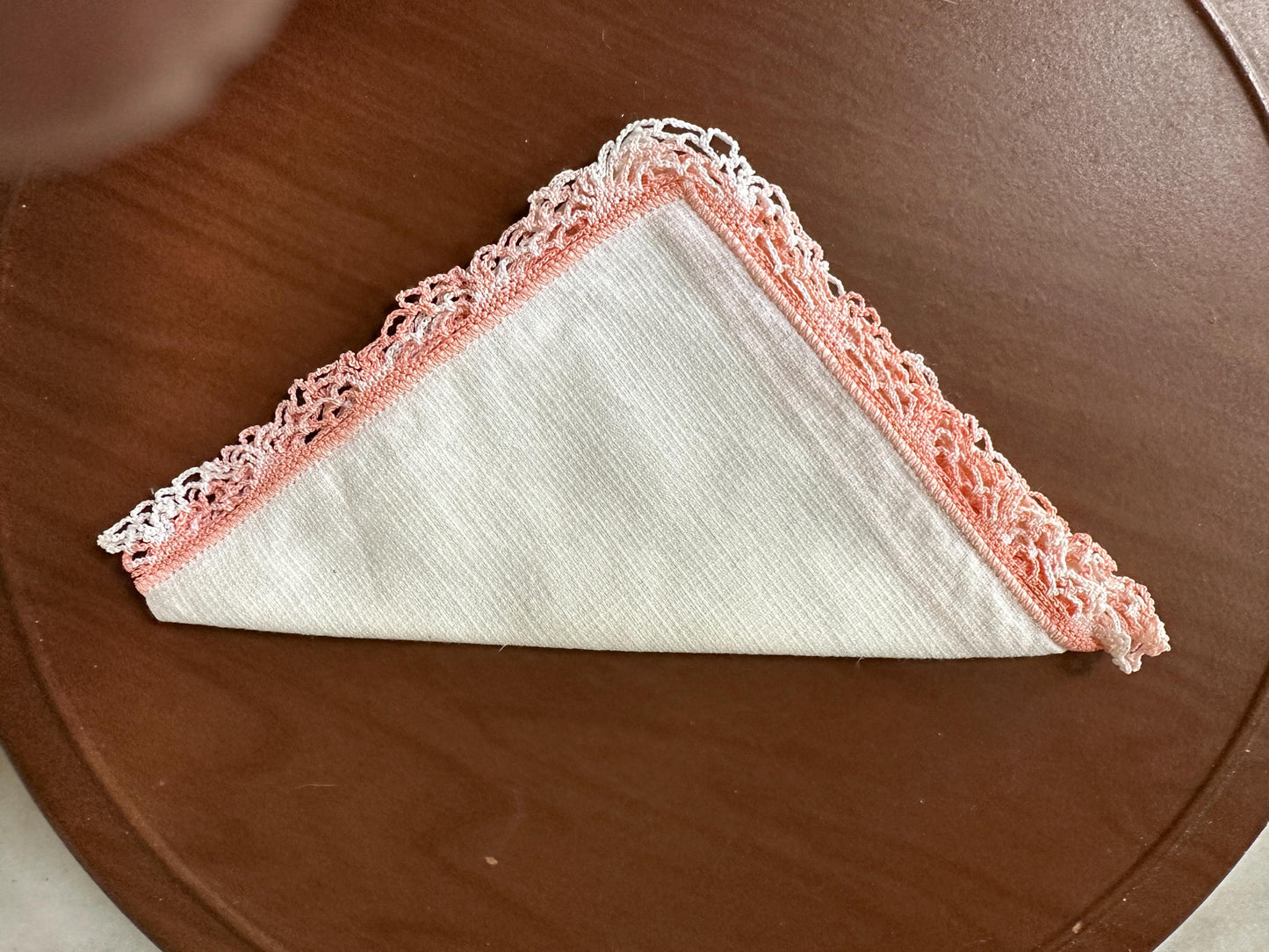 Vintage Linen Crocheted Hankies Set – Shabby Chic Bridal Wedding Hankies