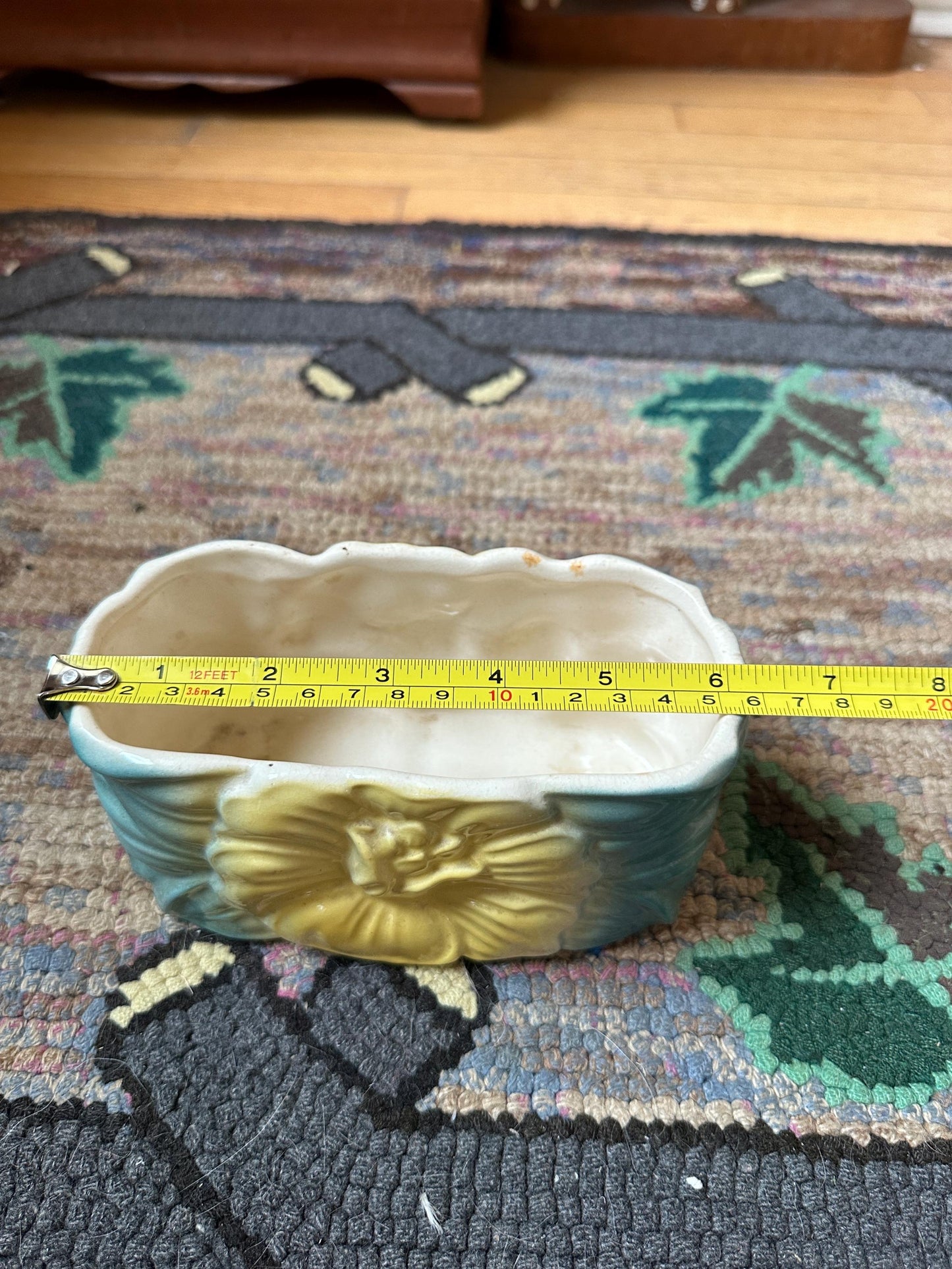 Vintage Royal Copley Ceramic Planter | Royal Copely Magnolia Planter | 1940s USA Pottery