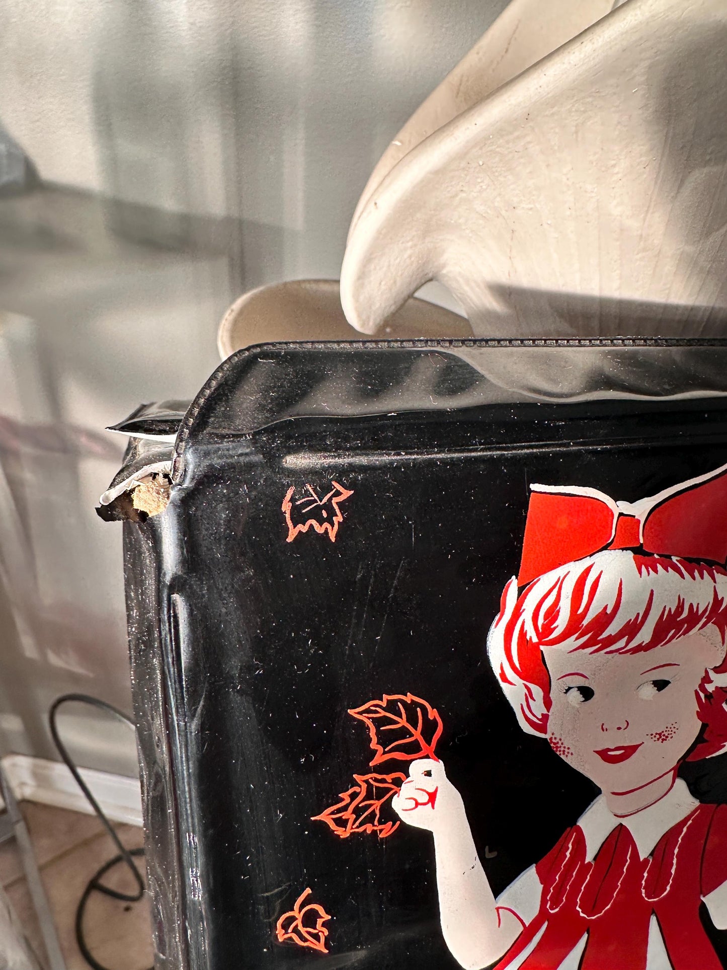 Vintage 1964 Penny Brite Doll Carry Case with 6 Outfits – Mid Century Topper Toys