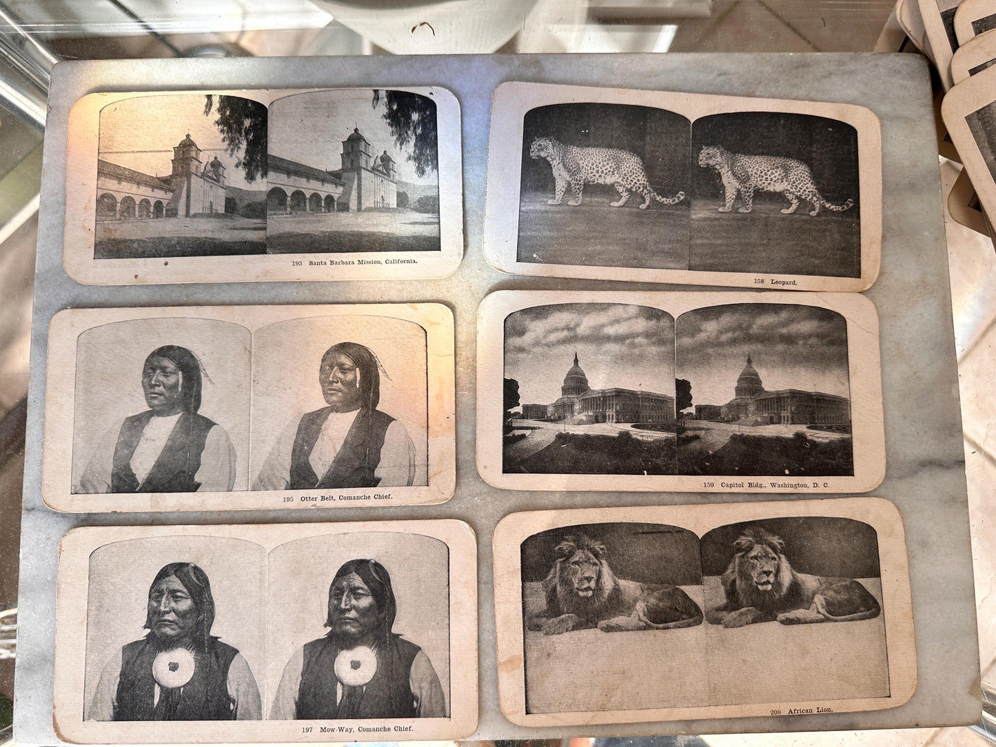 Antique 1800s Stereoscope Steroview Cards Collection | Double-Sided Victorian Stereoview Slides | Antique Photography & Optical Ephemera