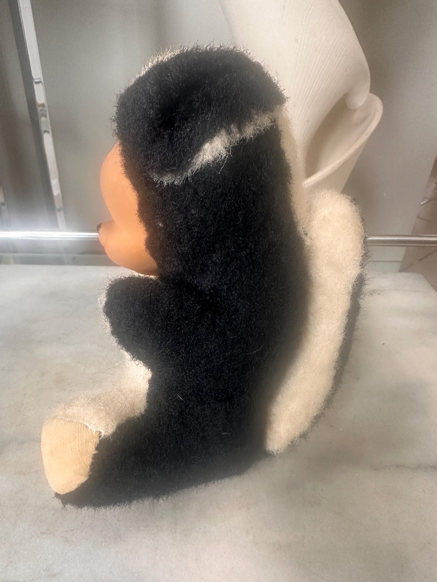 Vintage Rubber Face Skunk Plush Doll