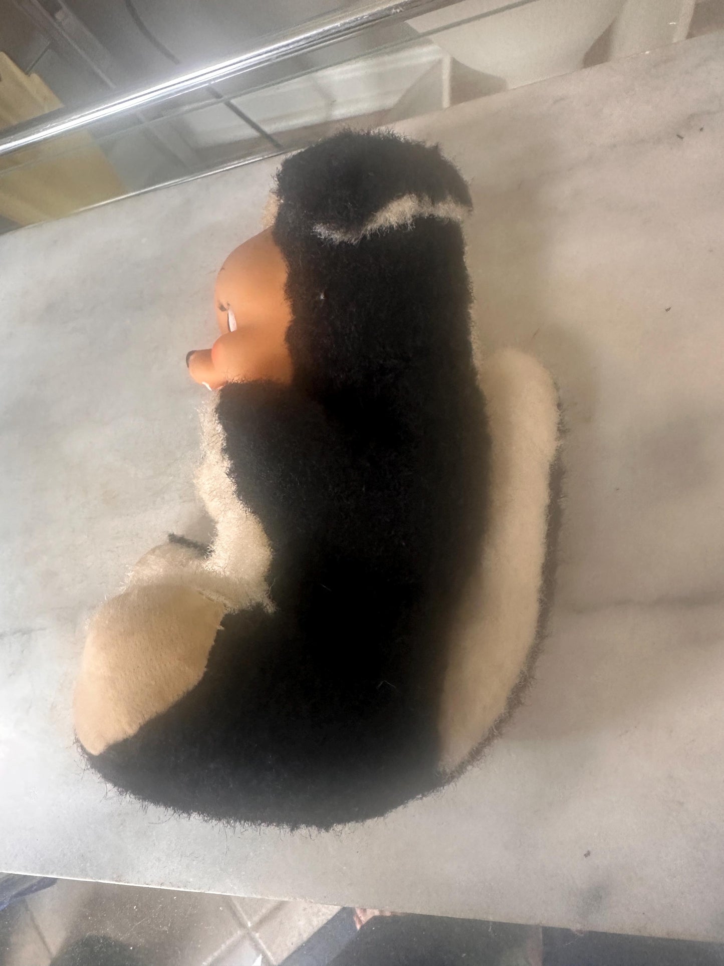 Vintage Rubber Face Skunk Plush Doll