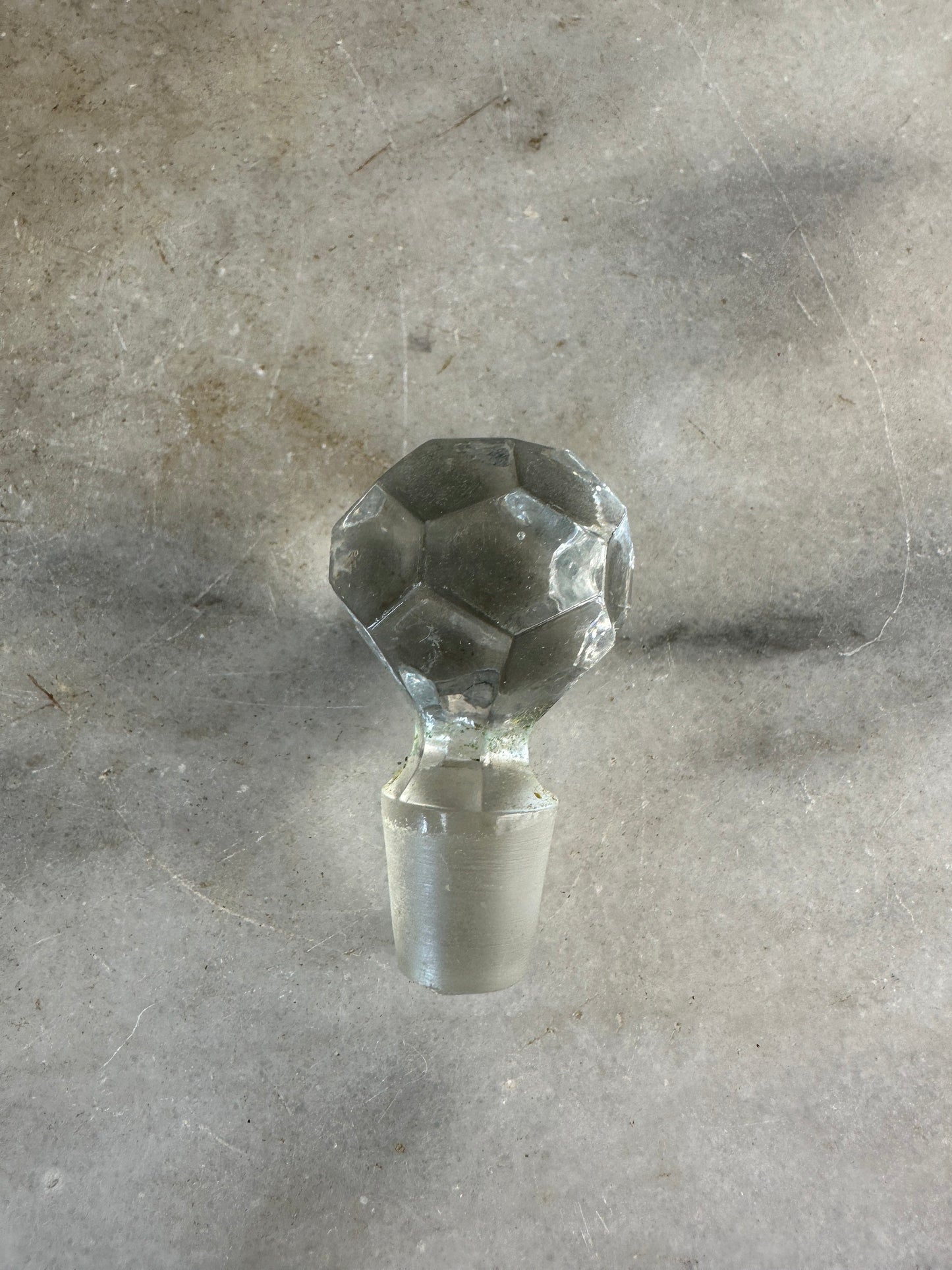 Vintage Perfume Bottle With Prism Stopper Gorgeous Display Exceptional Gift