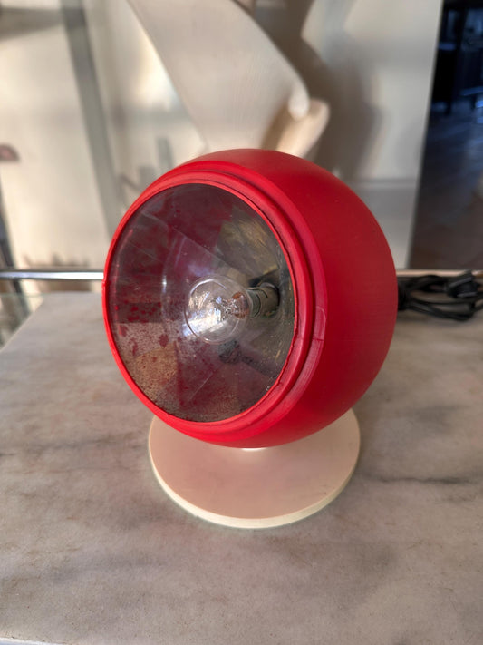 Vintage Disco Lite Red  Globe Strobe Lamp – Model 900 by Data Display Systems (1981)