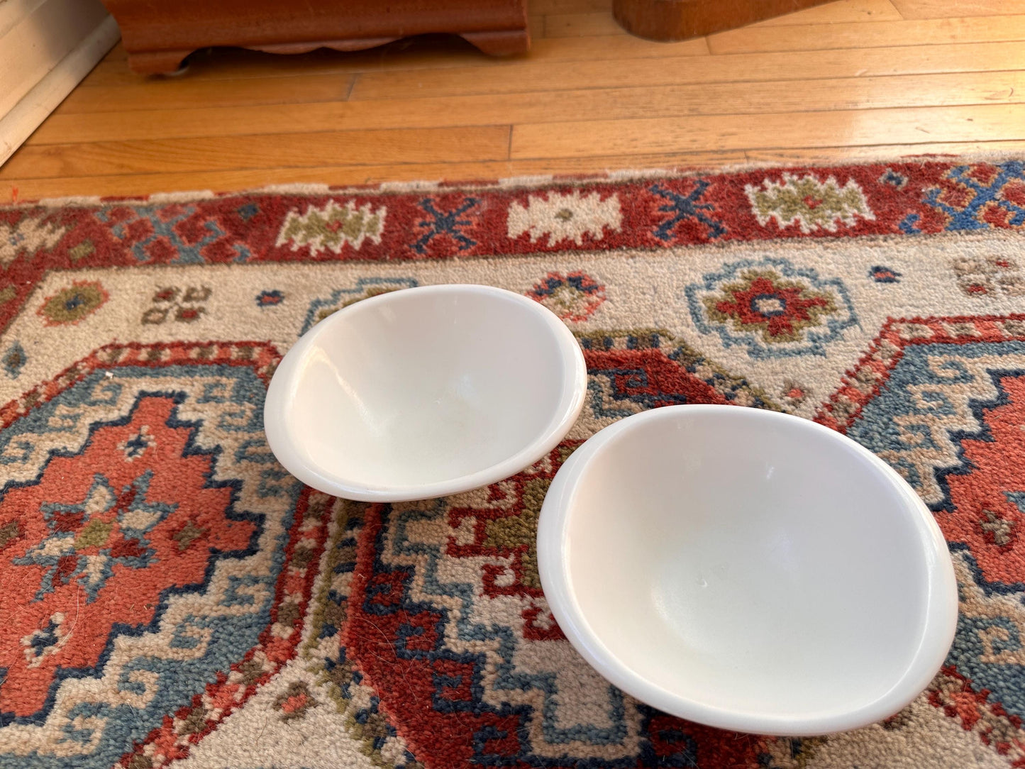 Vintage BOONTON WARE Melamine Cereal Bowl 1307-12, White - Set of 2