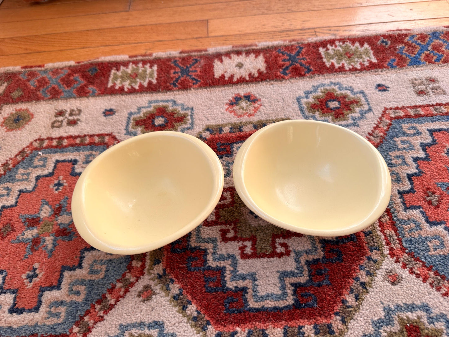 Vintage BOONTON WARE Melamine Cereal Bowl 1307-12, Yellow - Set of 2
