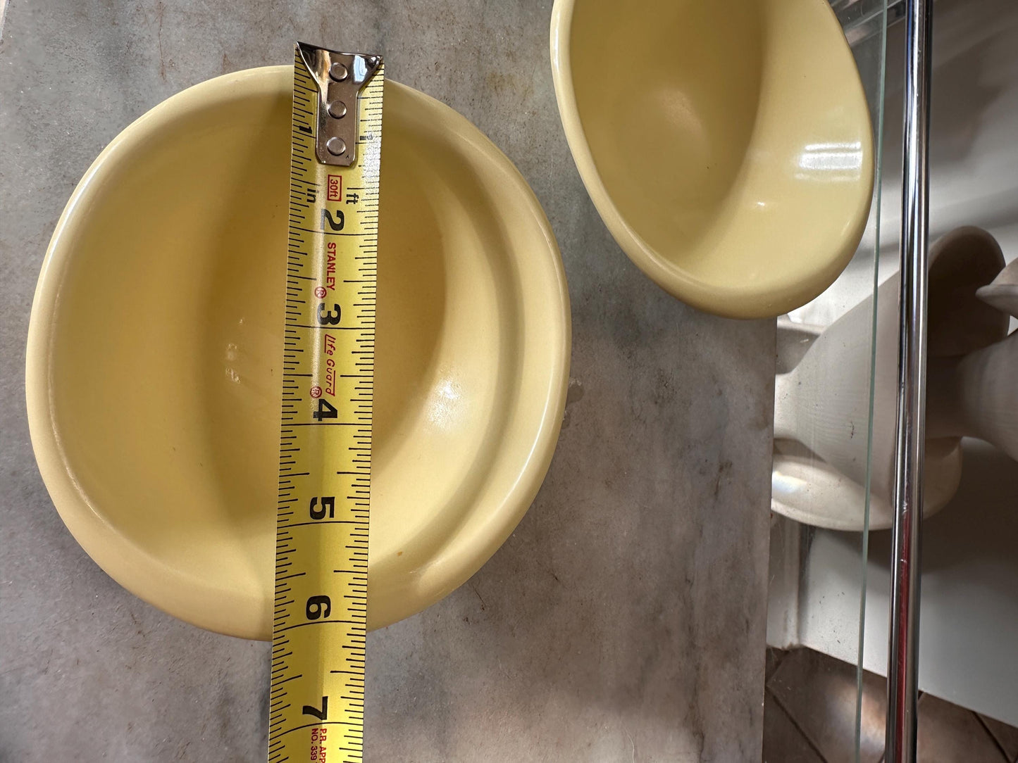 Vintage BOONTON WARE Melamine Cereal Bowl 1307-12, Yellow - Set of 2