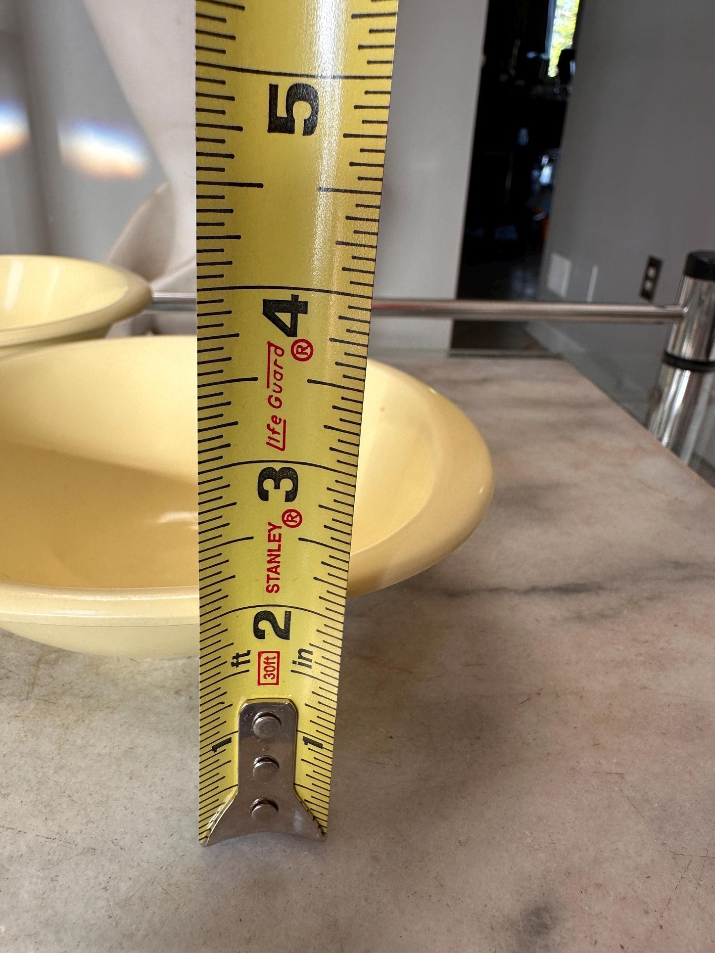 Vintage BOONTON WARE Melamine Cereal Bowl 1307-12, Yellow - Set of 2