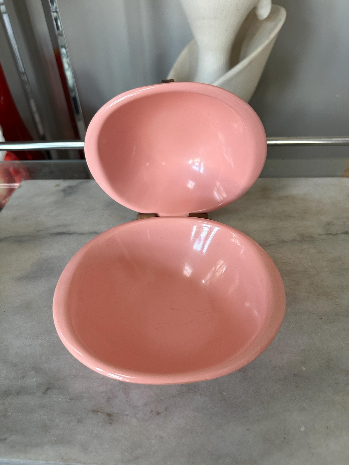 Vintage BOONTON WARE Melamine Cereal Bowl 1307-12, Pink - Set of 2
