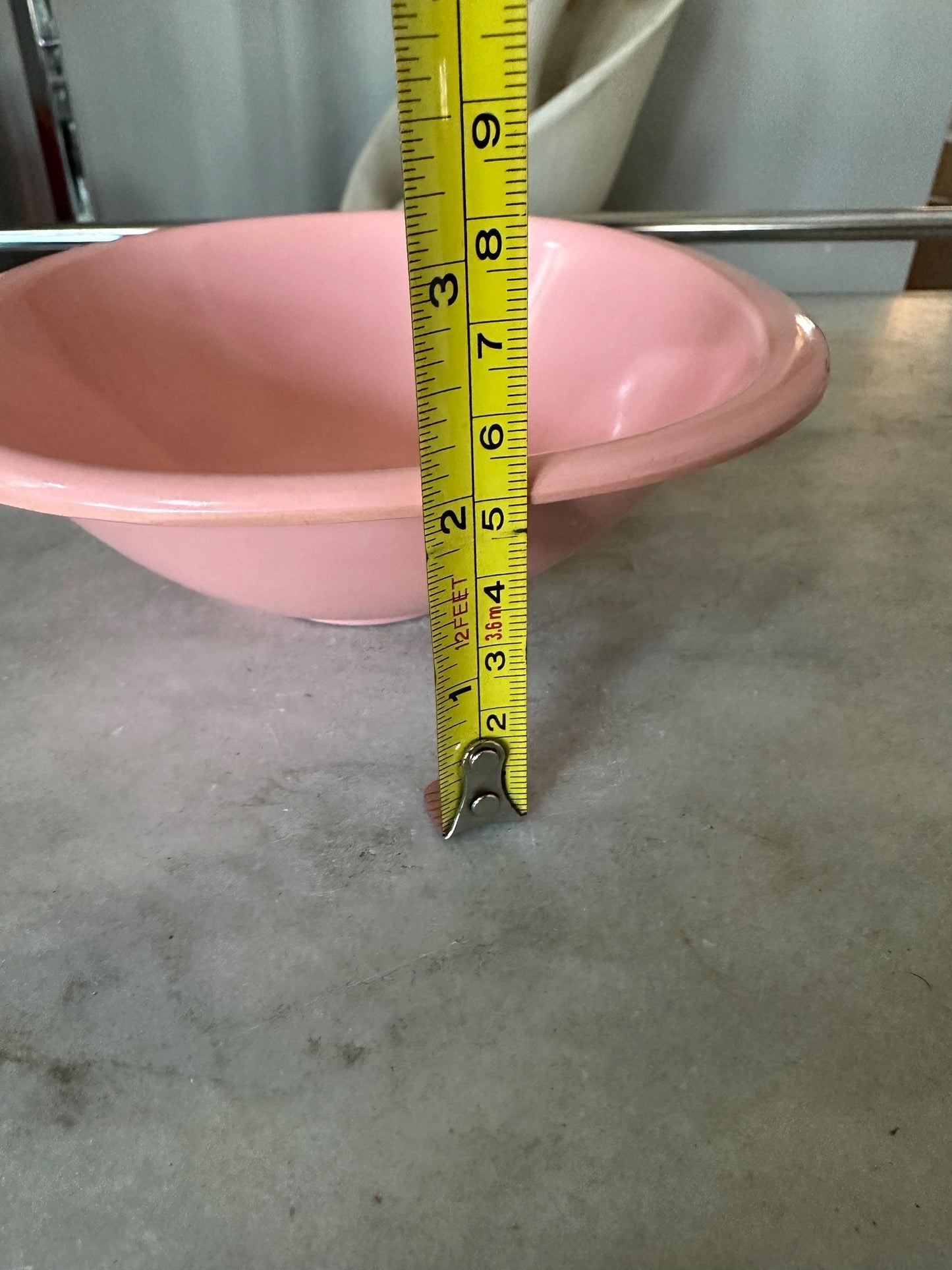 Vintage BOONTON WARE Melamine Cereal Bowl 1307-12, Pink - Set of 2