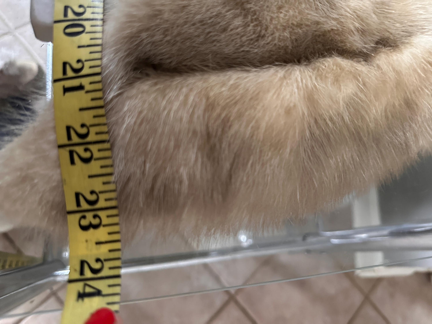 Vintage Set of 3 Genuine Fur / Mink Collars from the 1950s