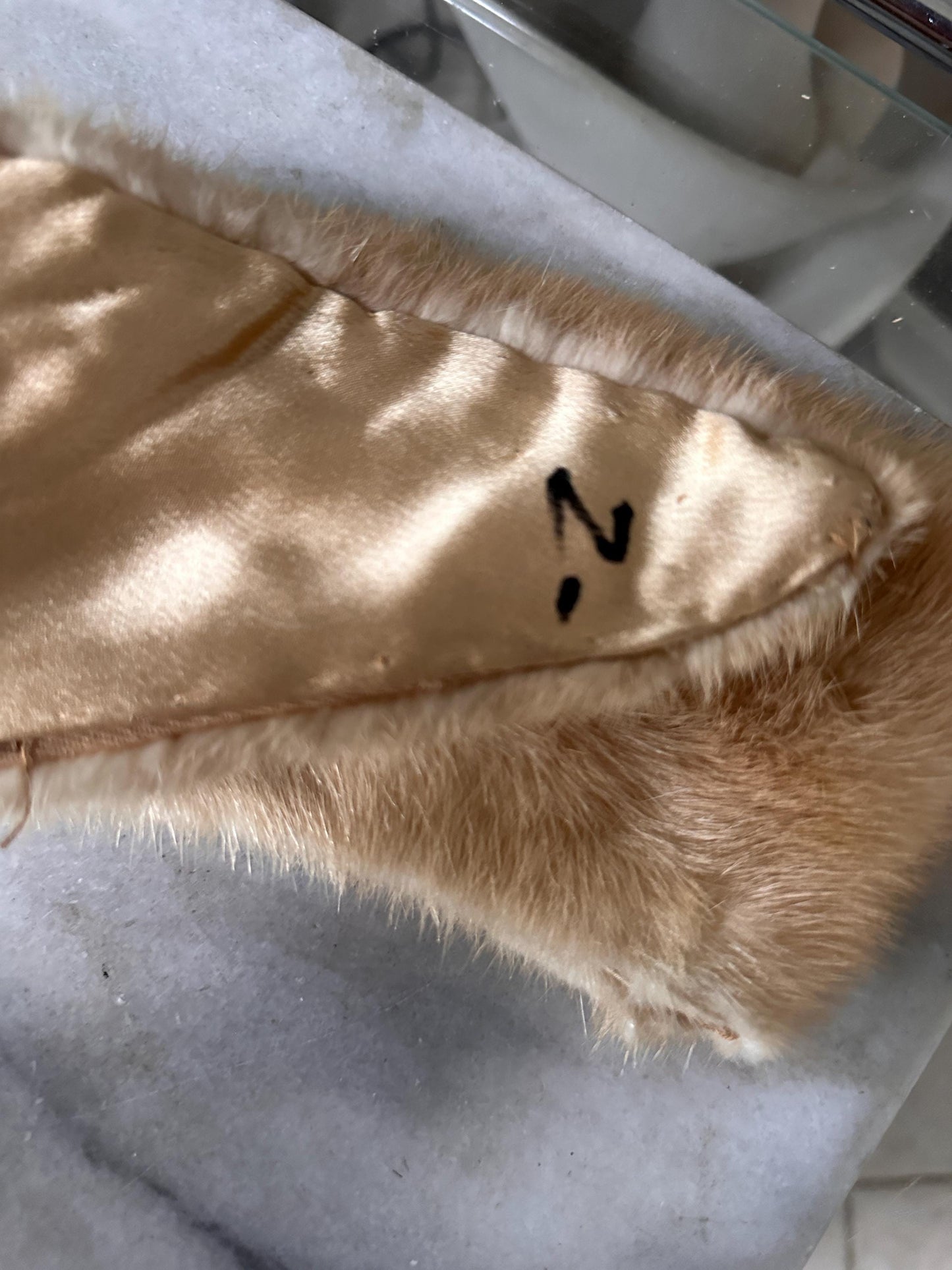 Vintage Set of 3 Genuine Fur / Mink Collars from the 1950s