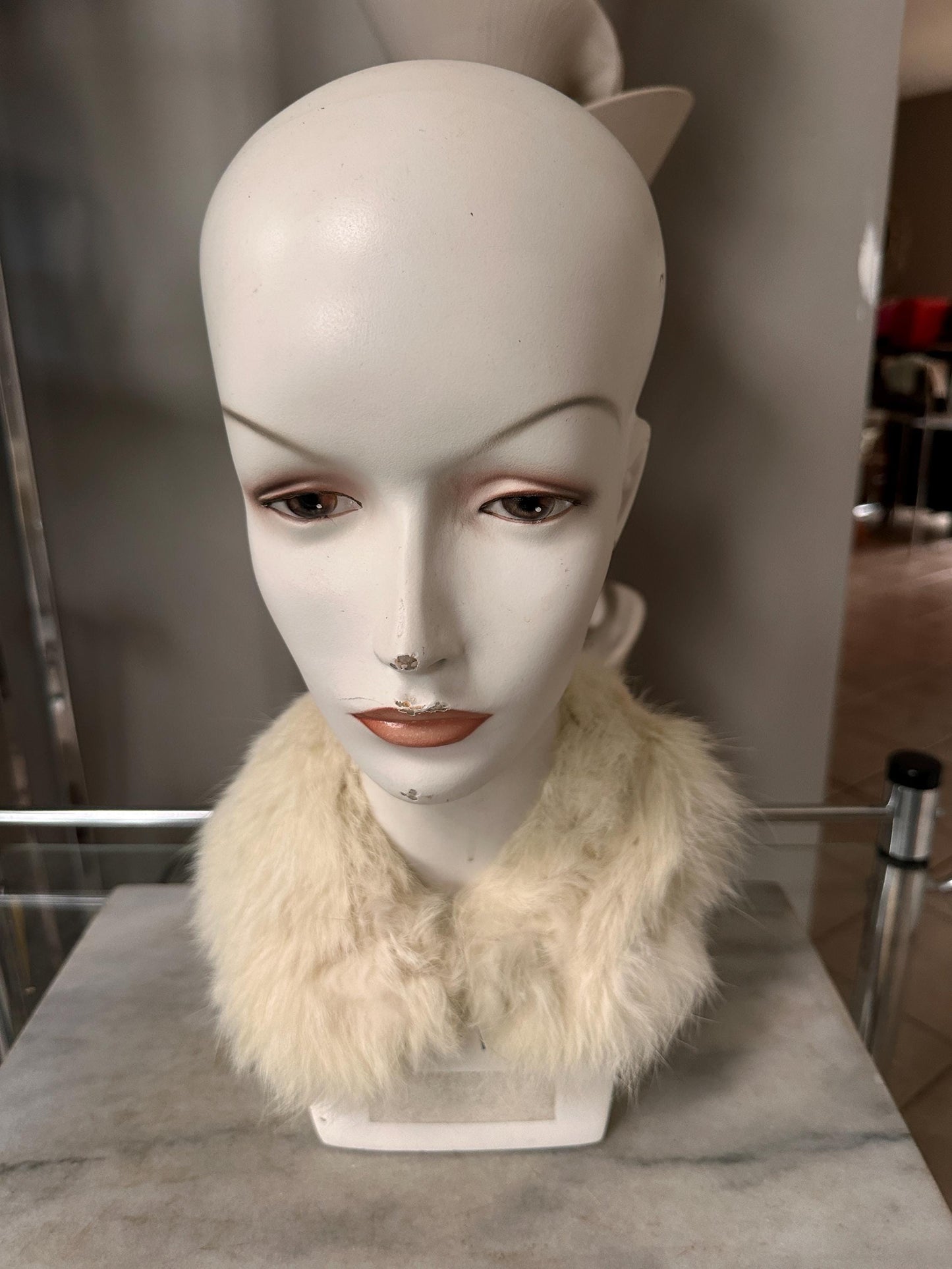 Vintage Set of 3 Genuine Fur / Mink Collars from the 1950s