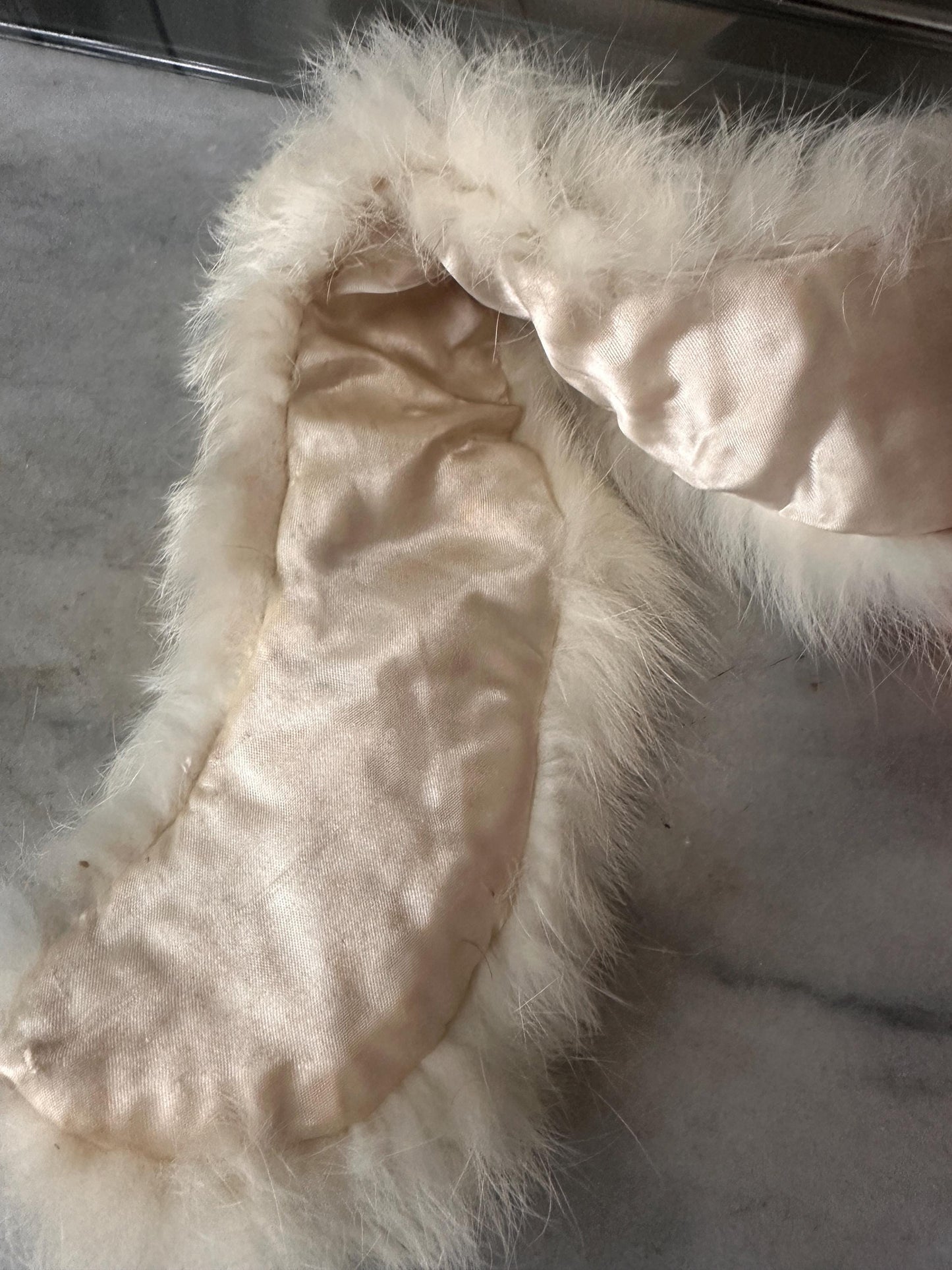 Vintage Set of 3 Genuine Fur / Mink Collars from the 1950s