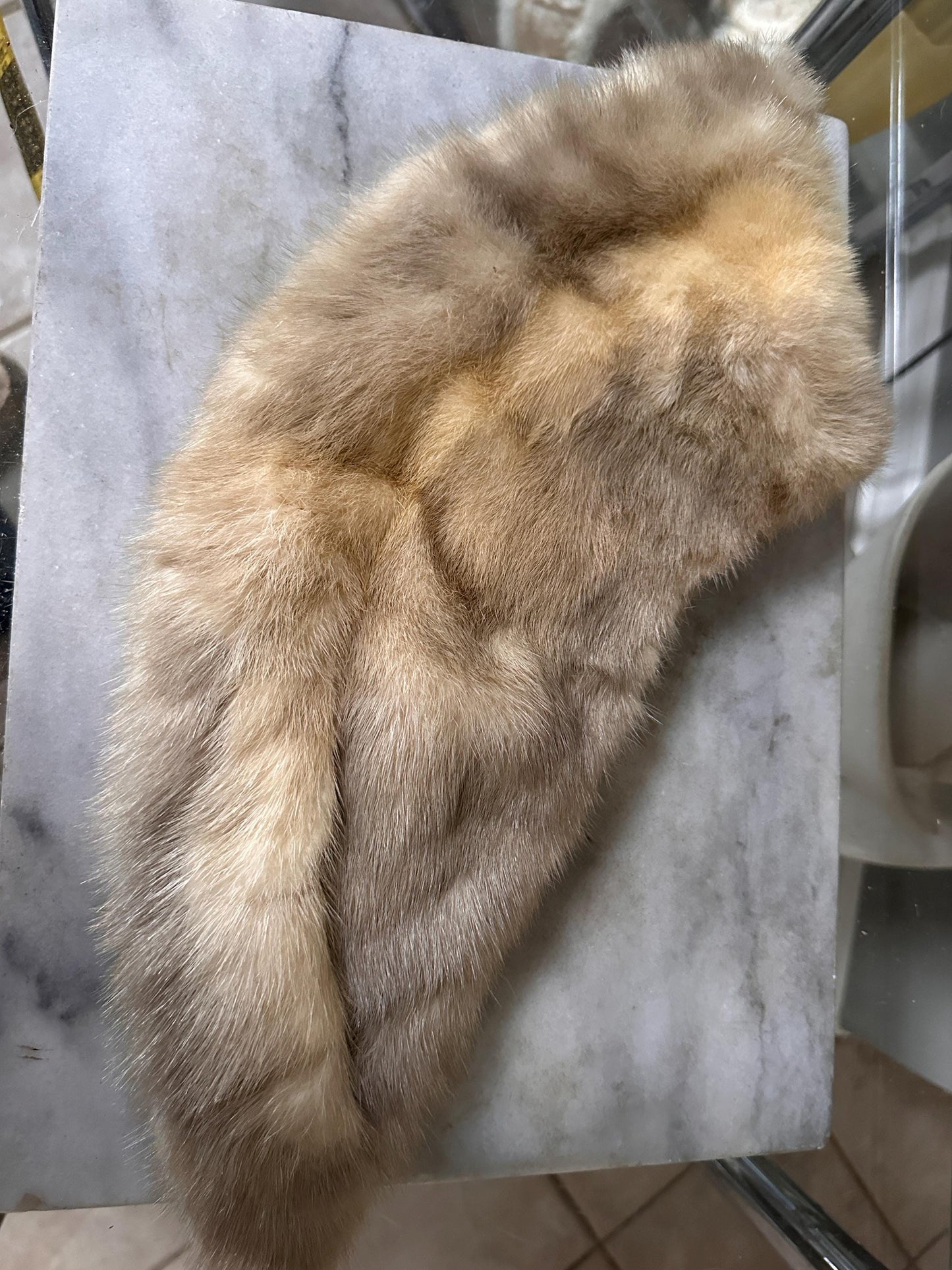 Vintage Set of 3 Genuine Fur / Mink Collars from the 1950s