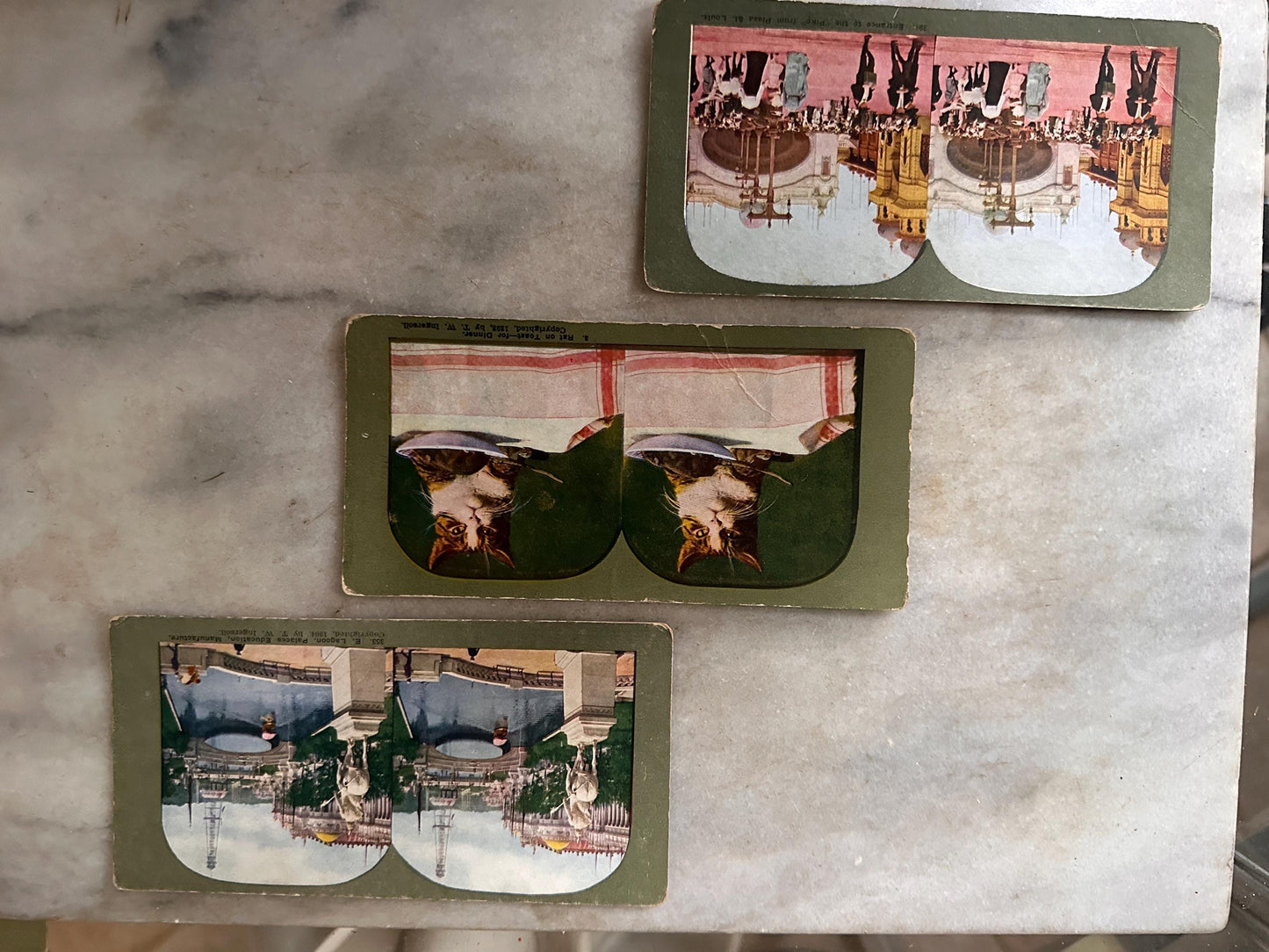 Antique Stereoview Photo Cards Set of 25 | Vintage Stereographs Collection | Early 1900s 3D View Cards | Travel, Scenic & Genre Images