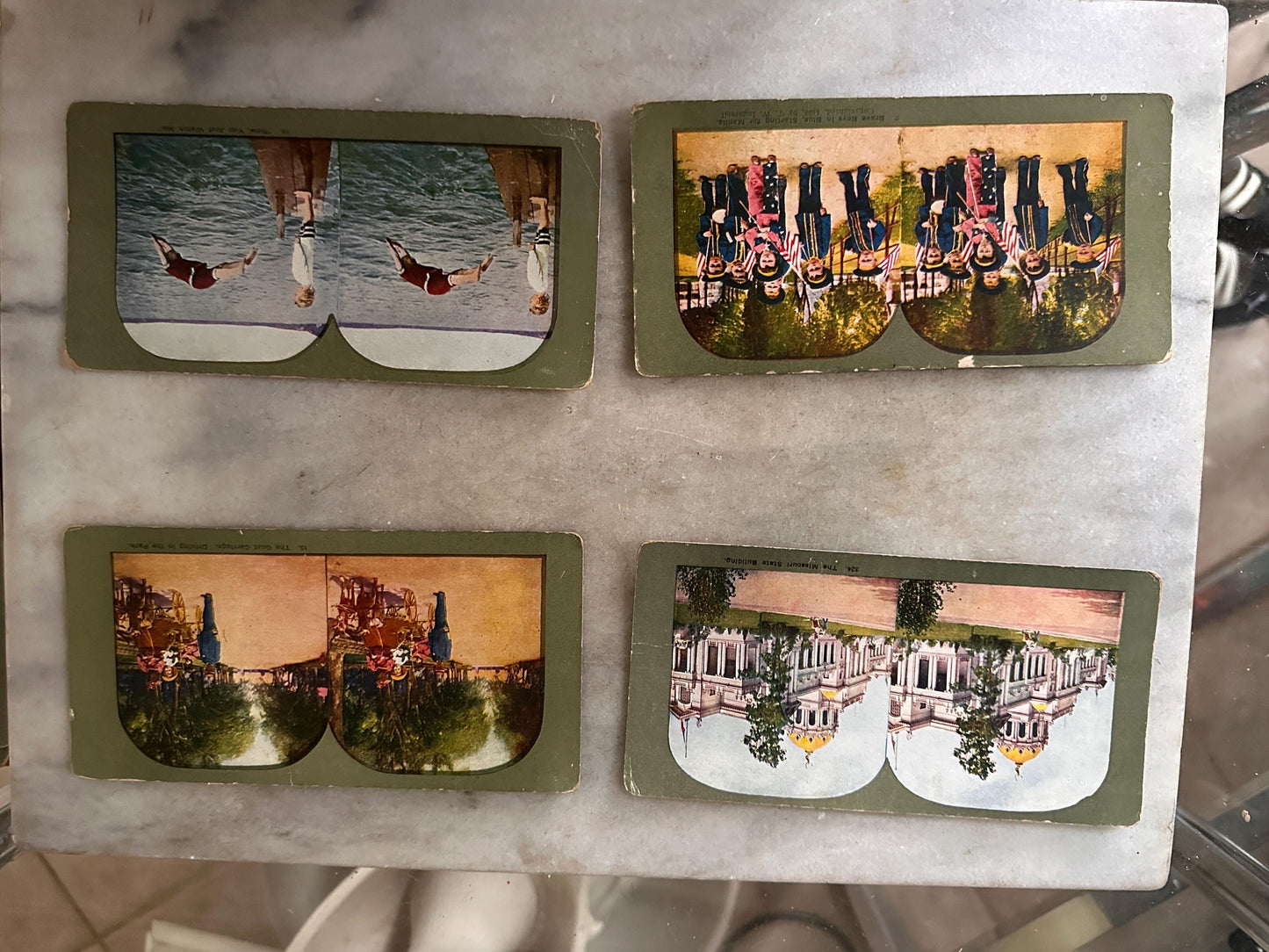 Antique Stereoview Photo Cards Set of 25 | Vintage Stereographs Collection | Early 1900s 3D View Cards | Travel, Scenic & Genre Images