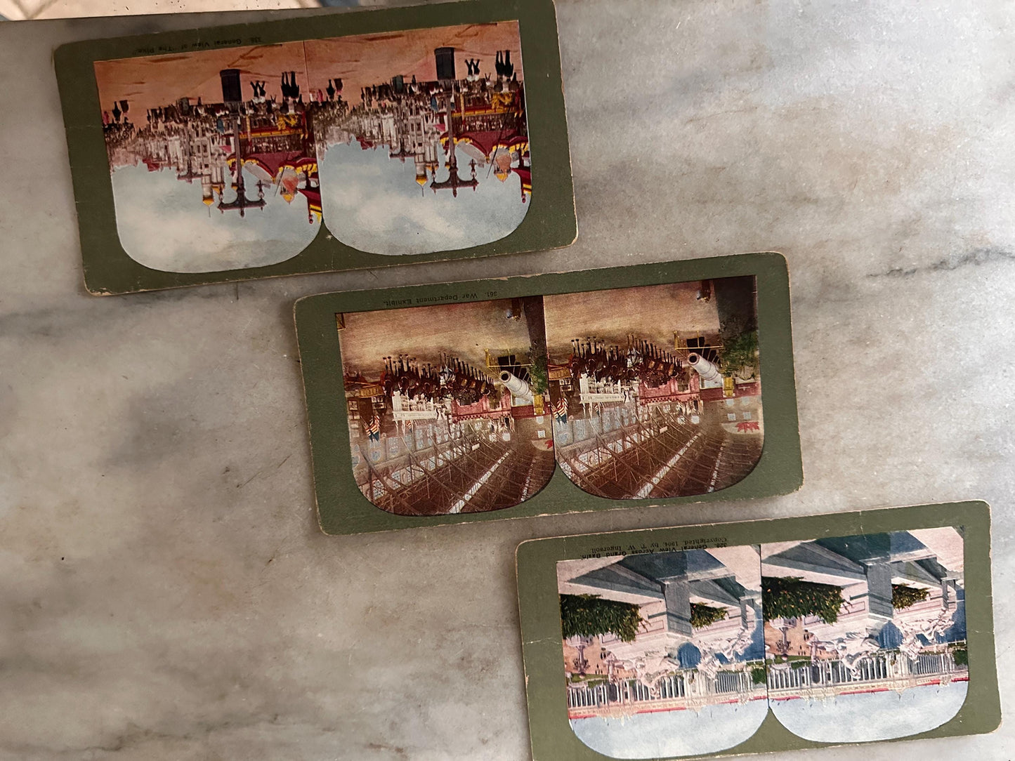 Antique Stereoview Photo Cards Set of 25 | Vintage Stereographs Collection | Early 1900s 3D View Cards | Travel, Scenic & Genre Images