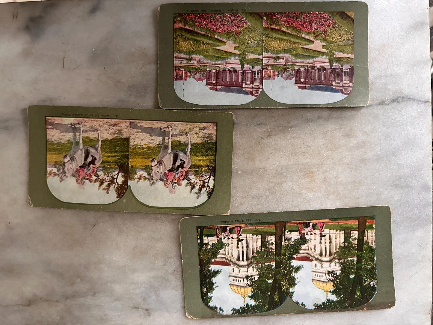 Antique Stereoview Photo Cards Set of 25 | Vintage Stereographs Collection | Early 1900s 3D View Cards | Travel, Scenic & Genre Images