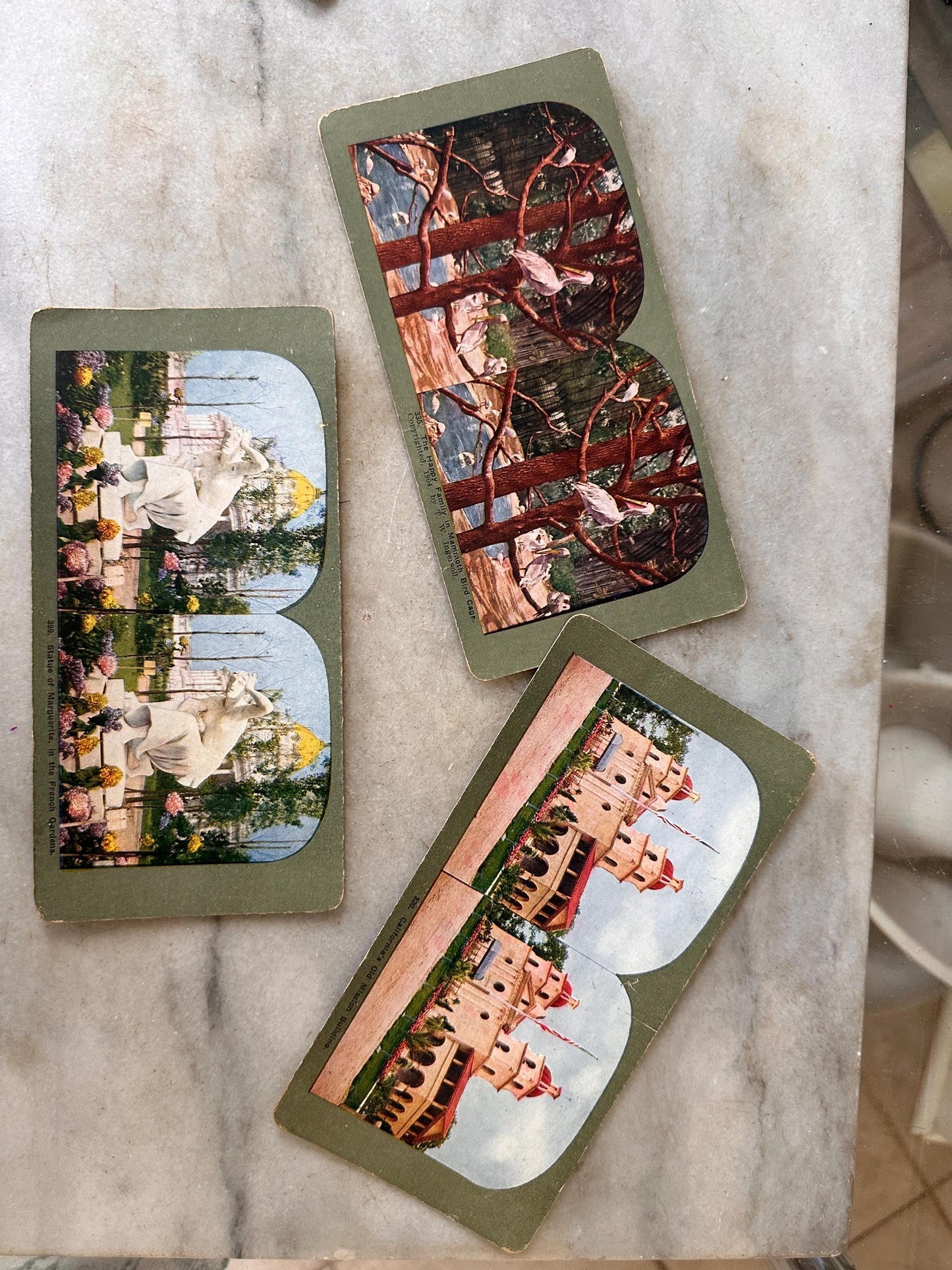 Antique Stereoview Photo Cards Set of 25 | Vintage Stereographs Collection | Early 1900s 3D View Cards | Travel, Scenic & Genre Images