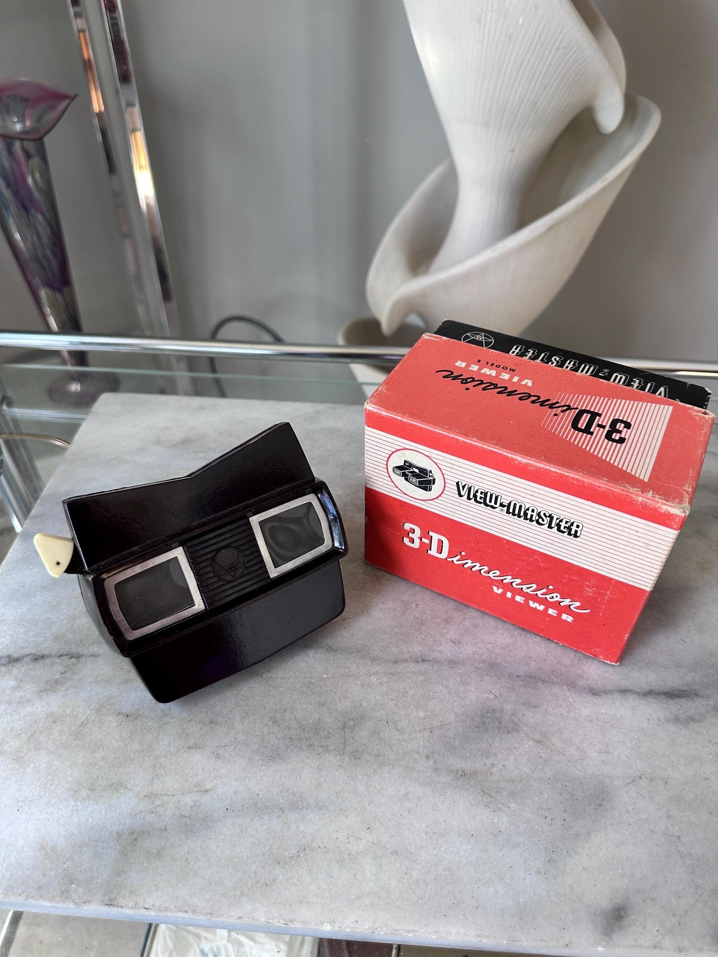 Sawyer VIEW-MASTER Stereoscope | Brown Bakelite | Portland Oregon | Original Box