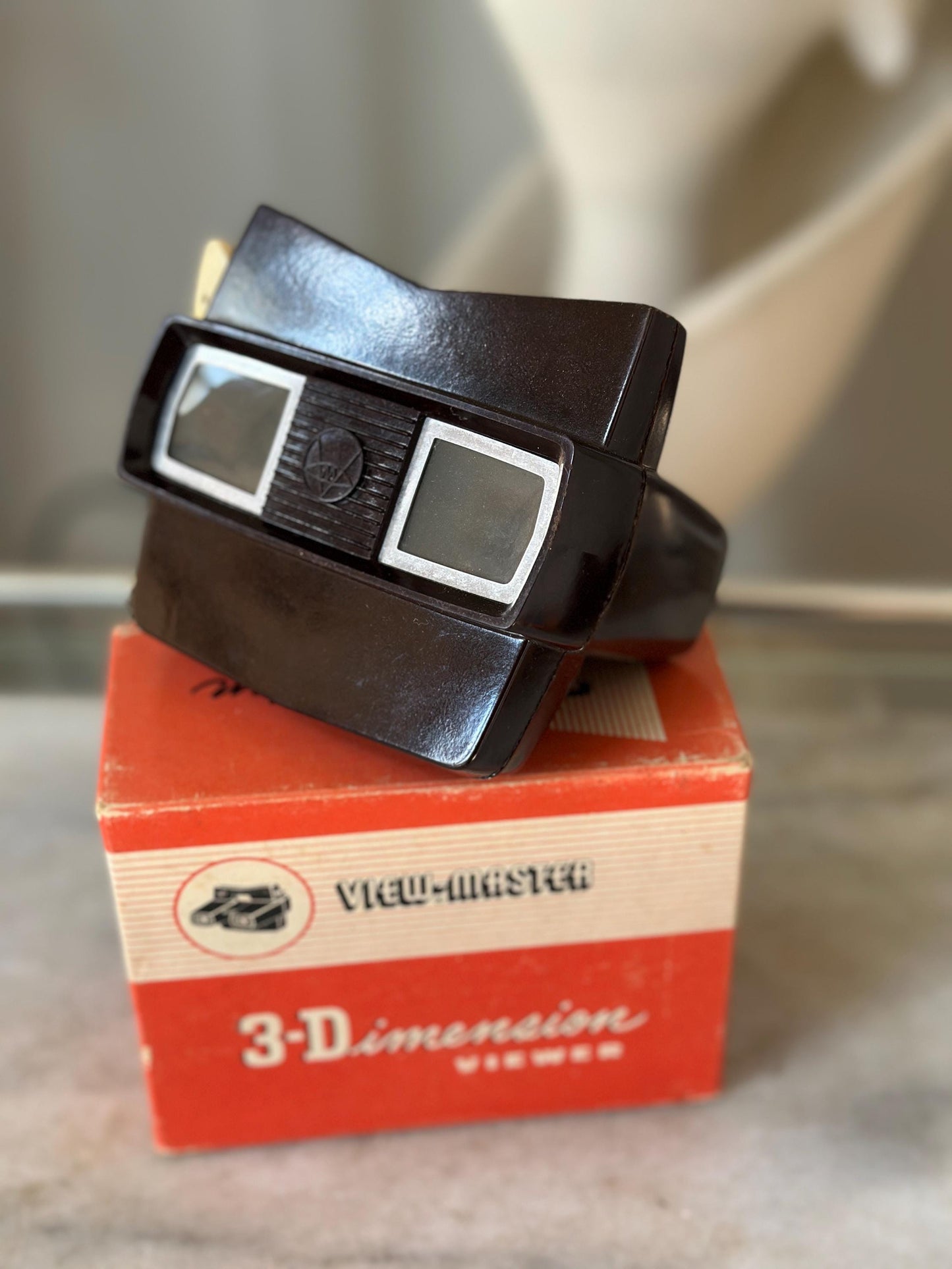 Sawyer VIEW-MASTER Stereoscope | Brown Bakelite | Portland Oregon | Original Box