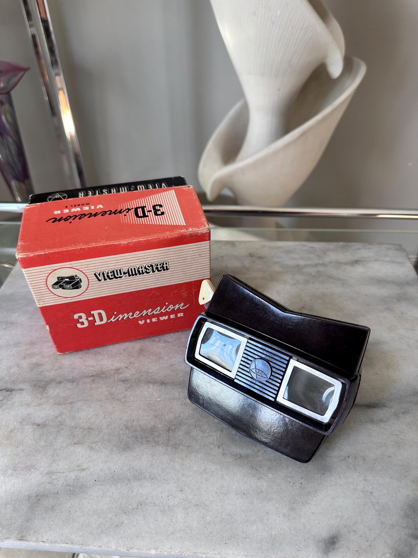 Sawyer VIEW-MASTER Stereoscope | Brown Bakelite | Portland Oregon | Original Box