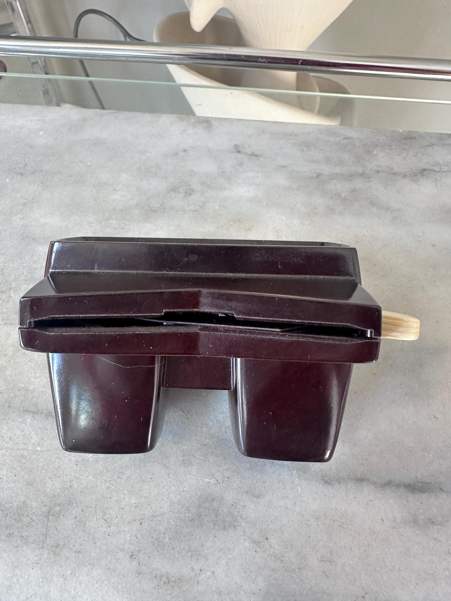 Sawyer VIEW-MASTER Stereoscope | Brown Bakelite | Portland Oregon | With Original Box Bottom
