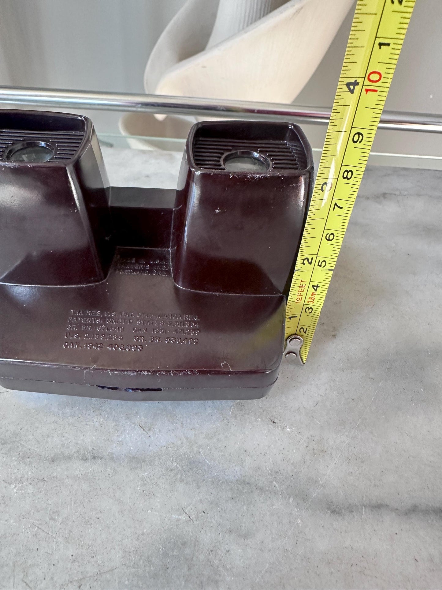 Sawyer VIEW-MASTER Stereoscope | Brown Bakelite | Portland Oregon | With Original Box Bottom