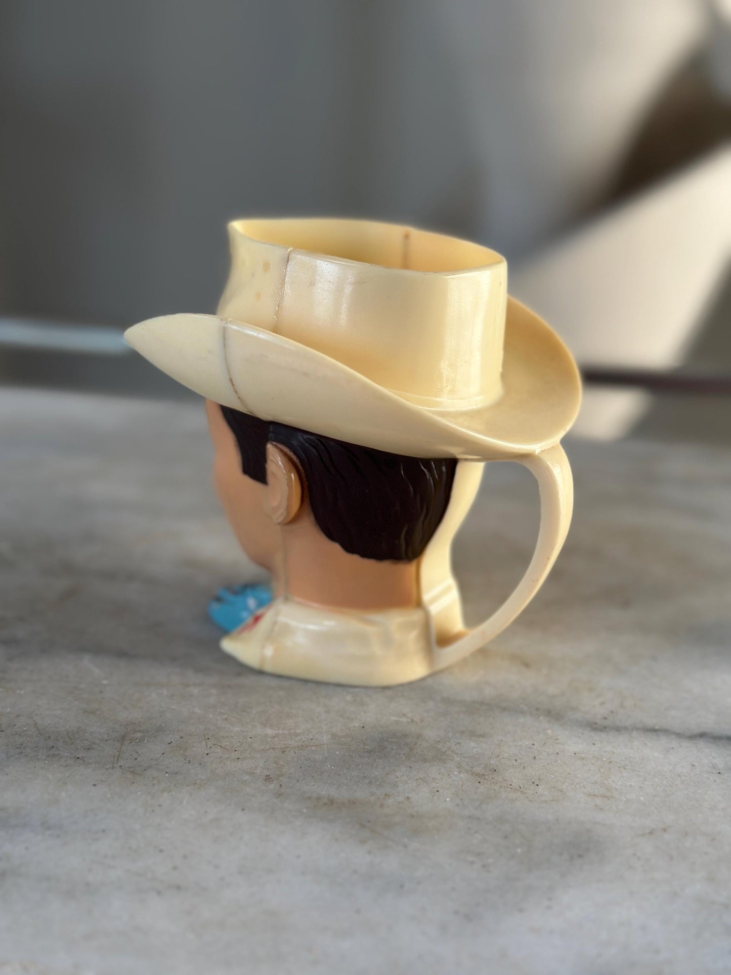 Vintage Roy Rogers Plastic Cup, 1950s King of Cowboys Mug, TV Memorabilia