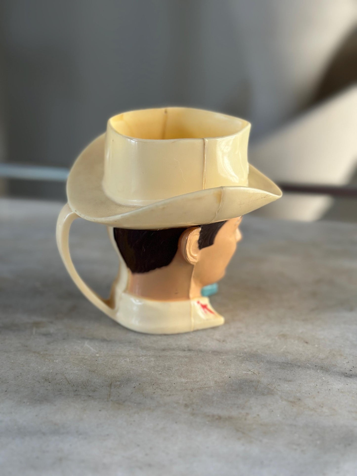 Vintage Roy Rogers Plastic Cup, 1950s King of Cowboys Mug, TV Memorabilia