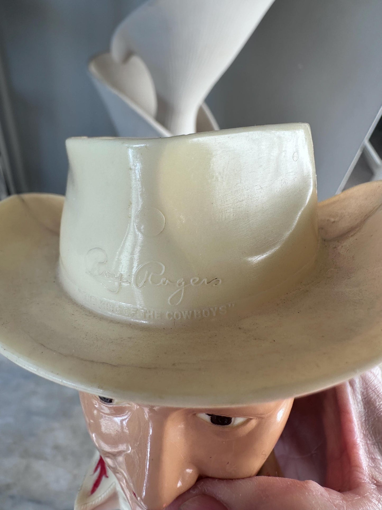 Vintage Roy Rogers Plastic Cup, 1950s King of Cowboys Mug, TV Memorabilia