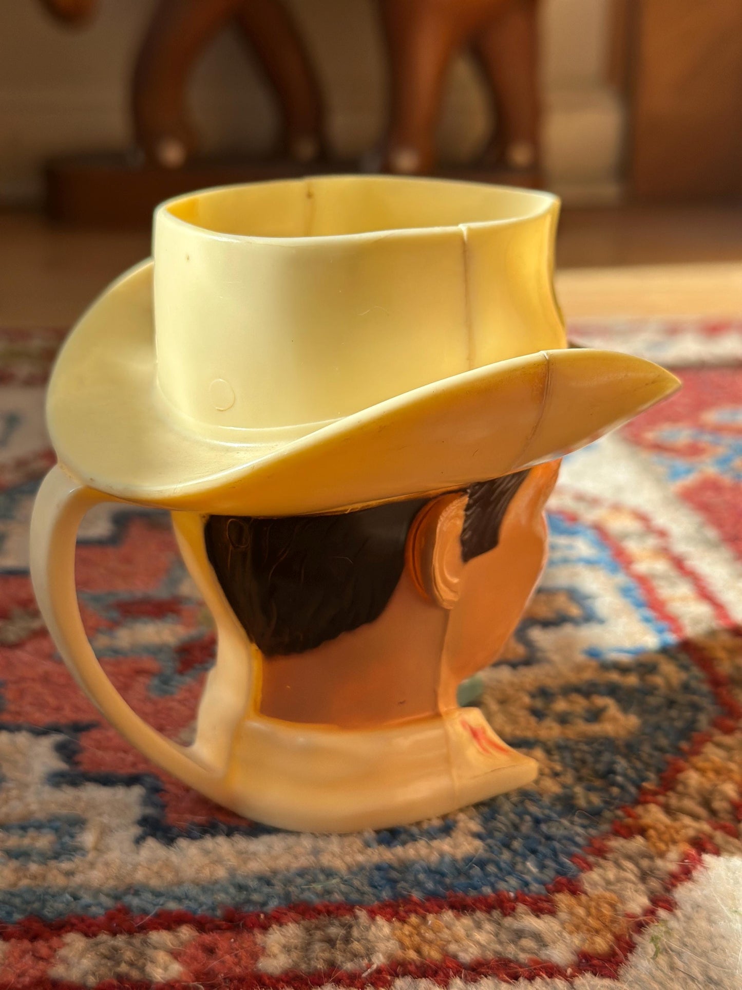 Vintage Roy Rogers Plastic Cup, 1950s King of Cowboys Mug, TV Memorabilia