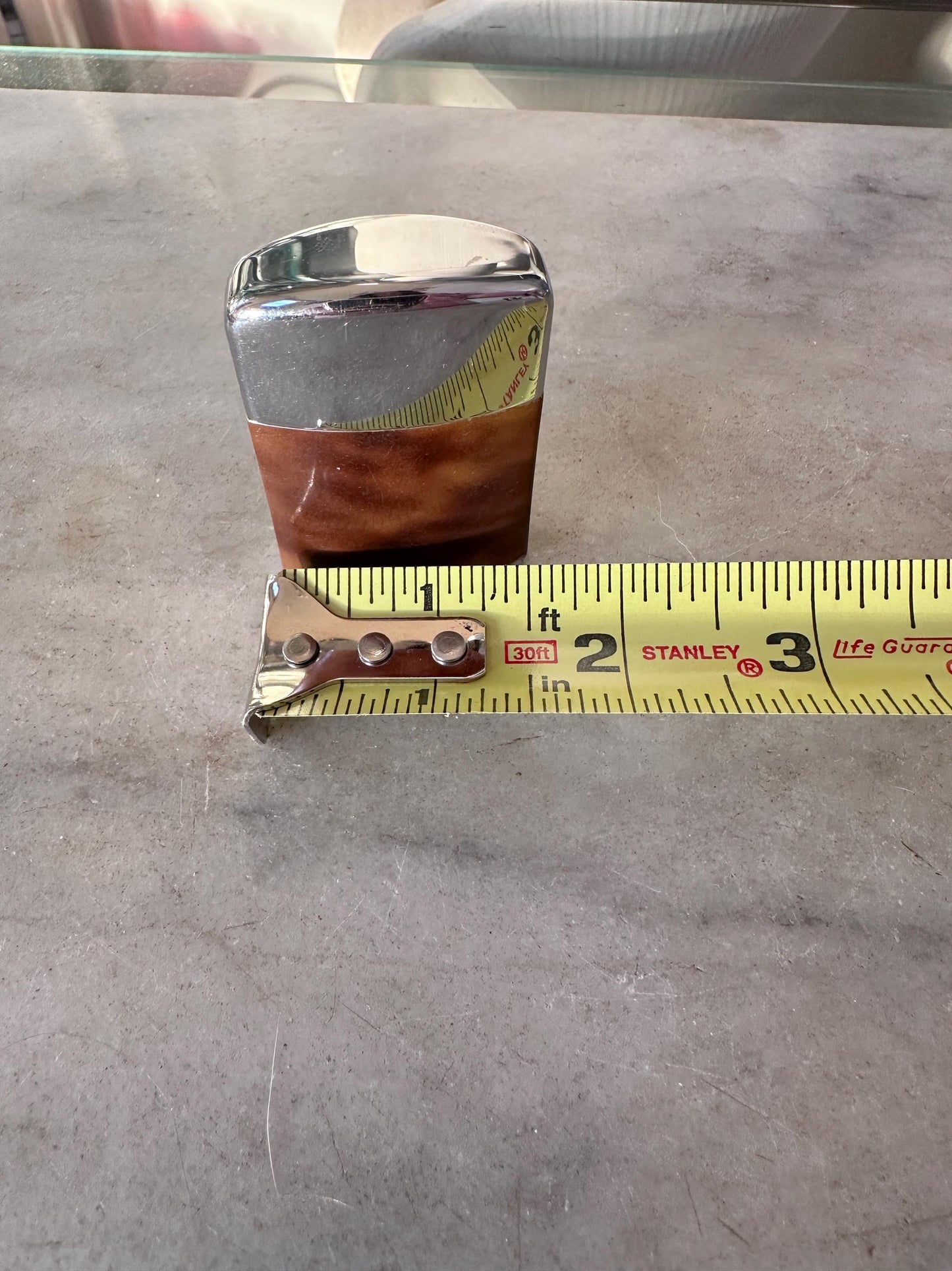 Vintage 1950s Ronson Windlite Lighter | Faux Wood & Chrome | Mid Century Windproof Outdoor Lighter | Retro Smoking Accessory Collectible