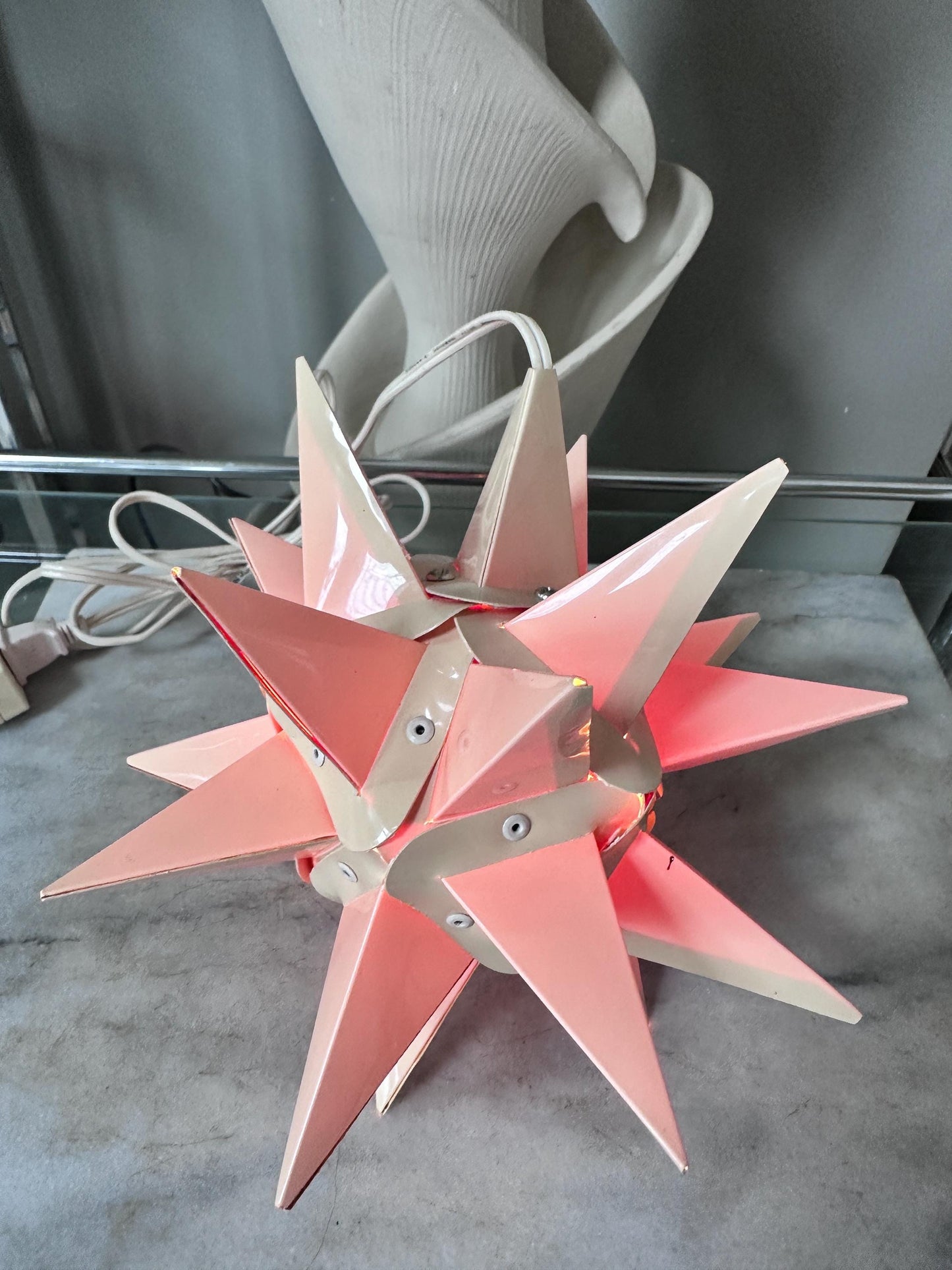 Vintage Moravian Star Light | Lititz PA Folk Art Christmas Lantern